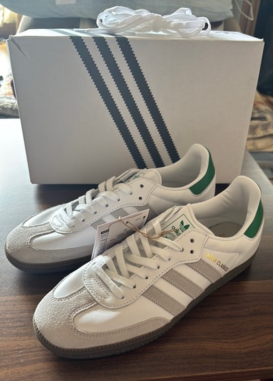 KITH × adidas Samba OG "White/Green"