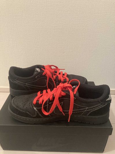 Travis Scott × Nike Air Jordan 1 Low OG SP "Black Phantom"