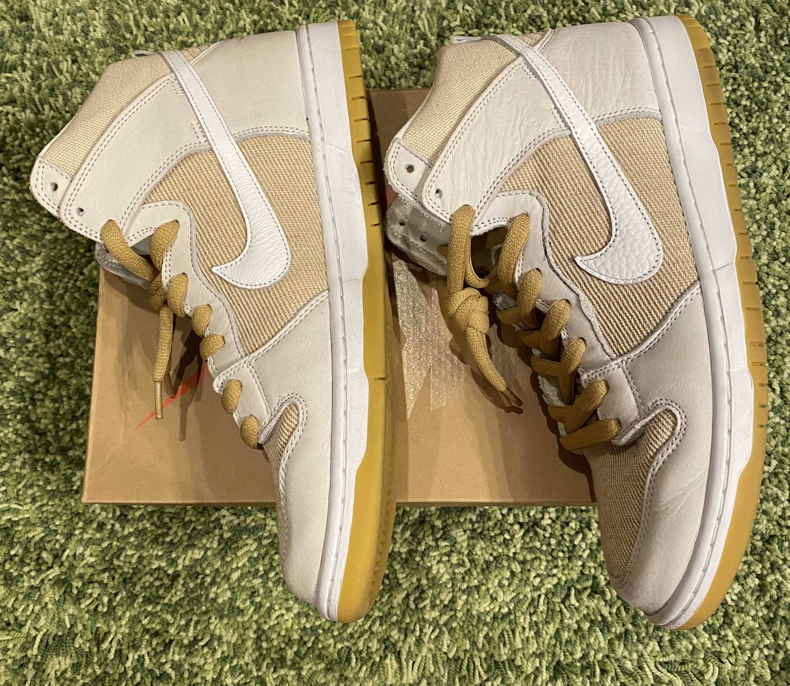 Nike SB Dunk High Pro ISO "Orange Label Unbleached Natural"