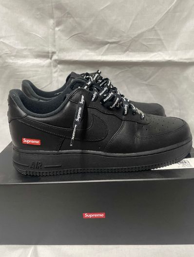 Supreme × Nike Air Force 1 Low "Black"