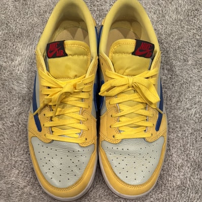Travis Scott × Nike Women's Air Jordan 1 Retro Low OG "Canary"