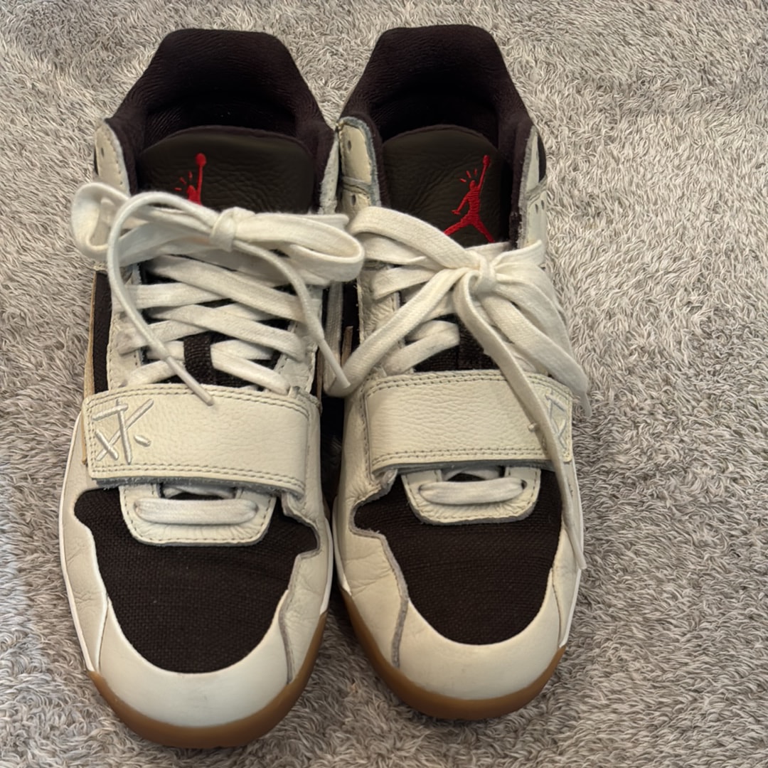 Travis Scott × Nike Jordan Jumpman Jack TR "Sail and Dark Mocha"