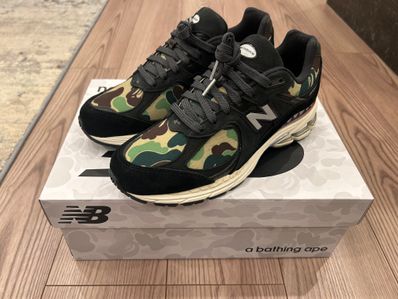 A BATHING APE × New Balance 2002R "Black"