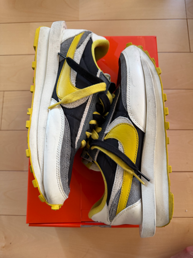 UNDERCOVER × sacai × Nike LD Waffle "Black/Sail-Dark Grey-Bright Citron"