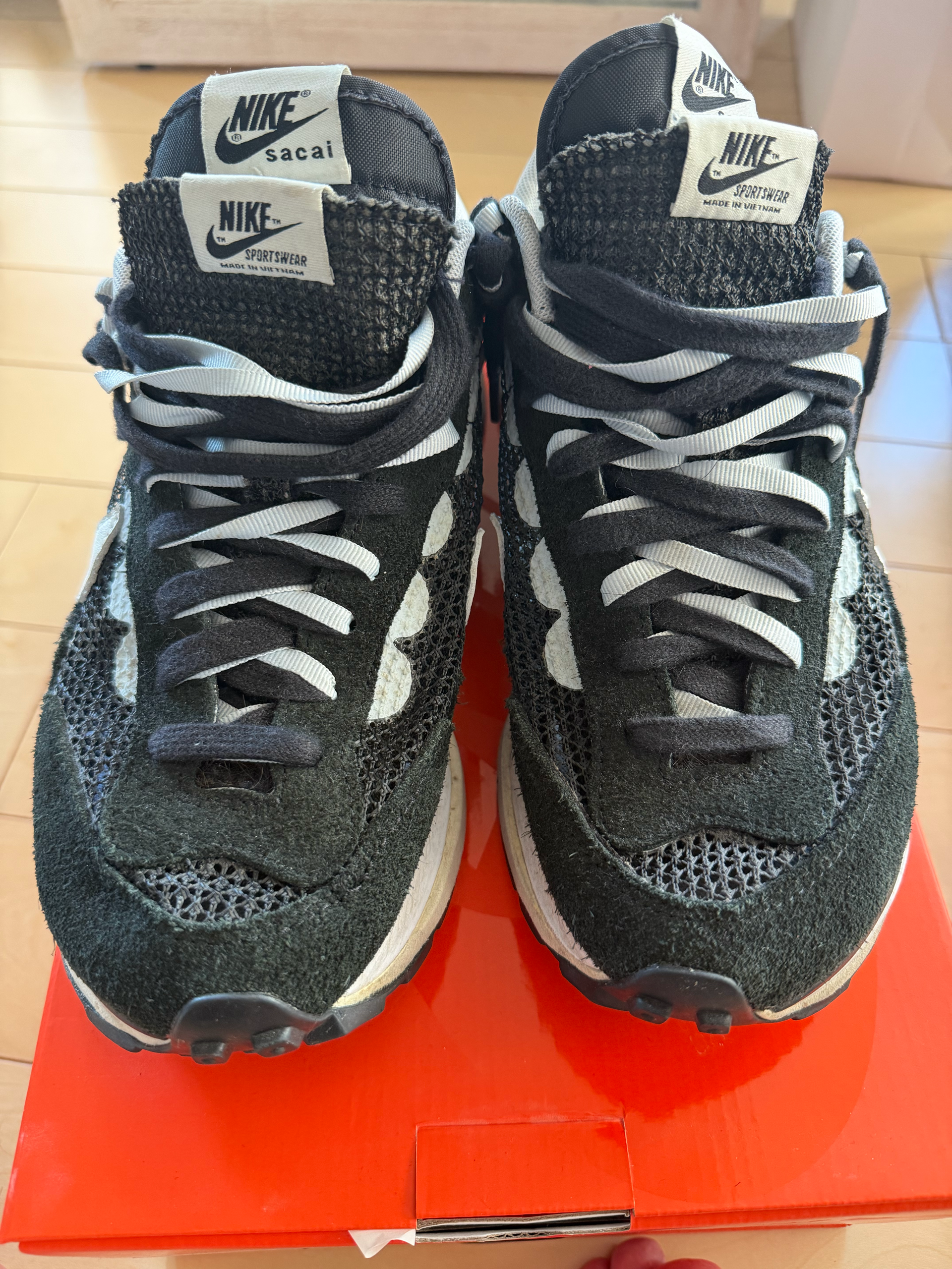 sacai × Nike Vapor Waffle "Black and White"