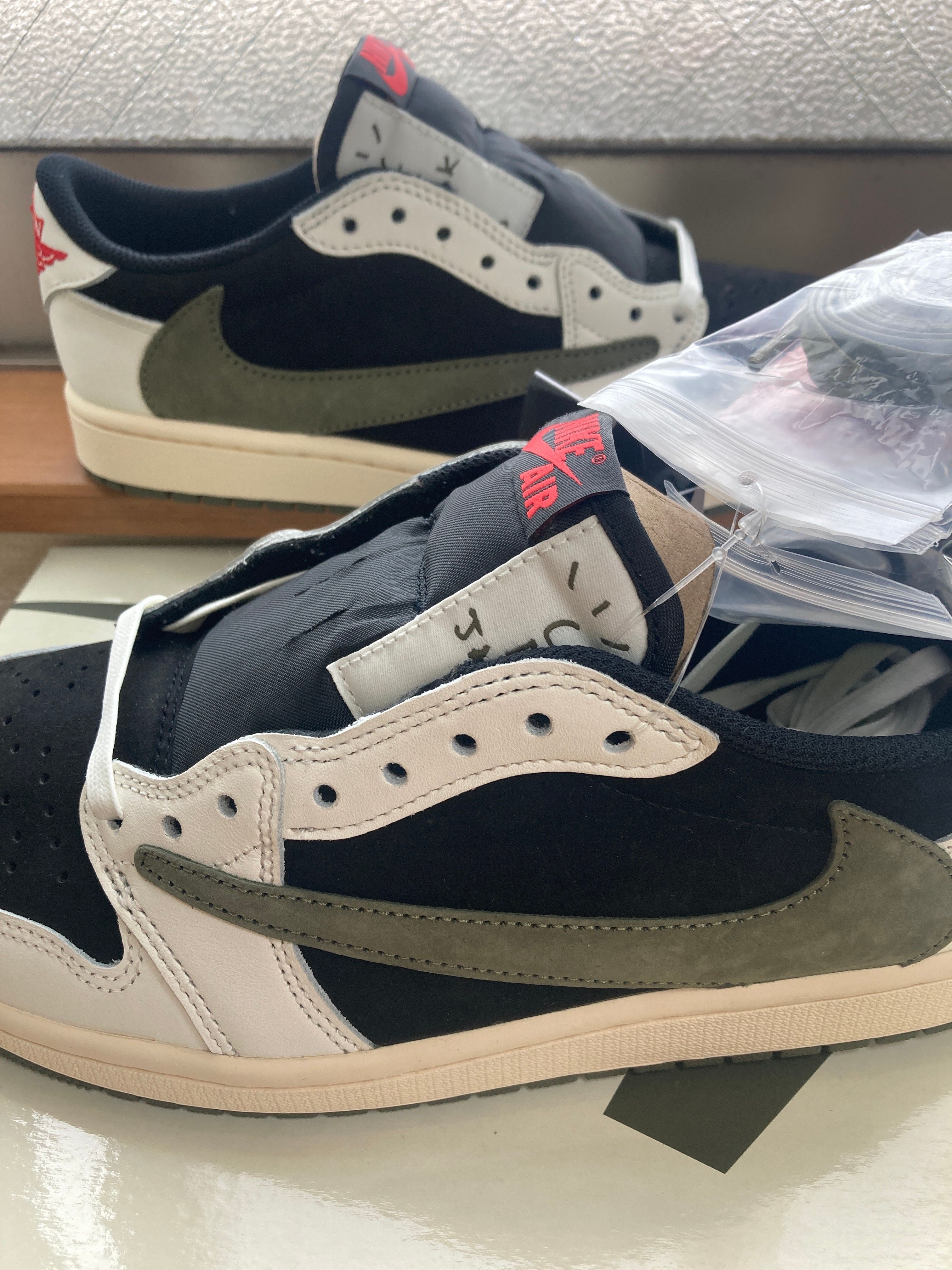 Travis Scott × Nike Women's Air Jordan 1 Low OG "Medium Olive"