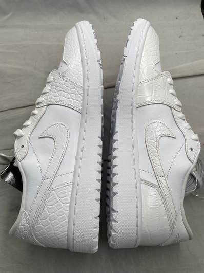 Nike Air Jordan 1 Low Golf "White Crocodile Skin"