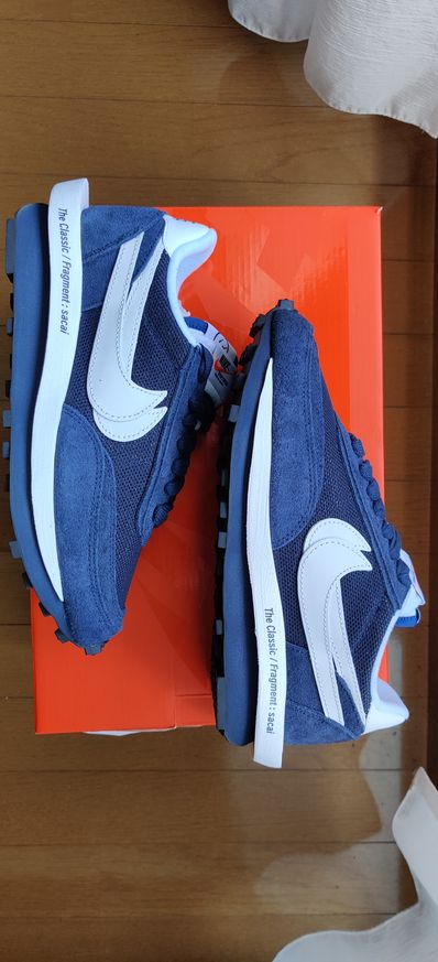 Fragment × sacai × Nike LD Waffle "Blackended Blue"