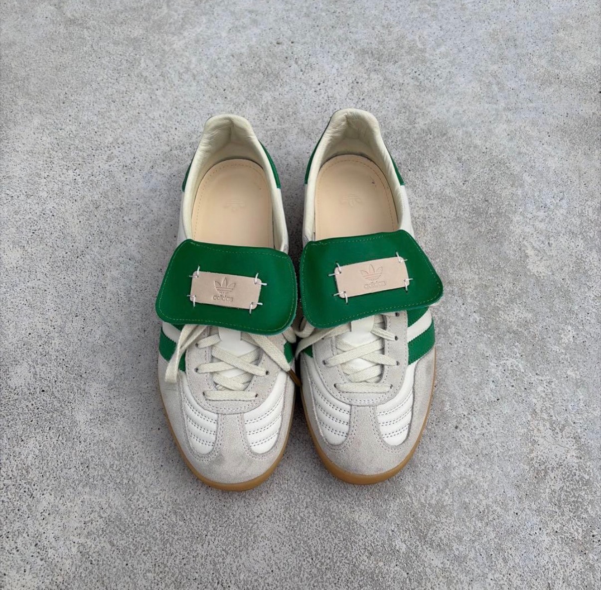 FOOT INDUSTRY × adidas Gazelle Indoor "Off White/Green"