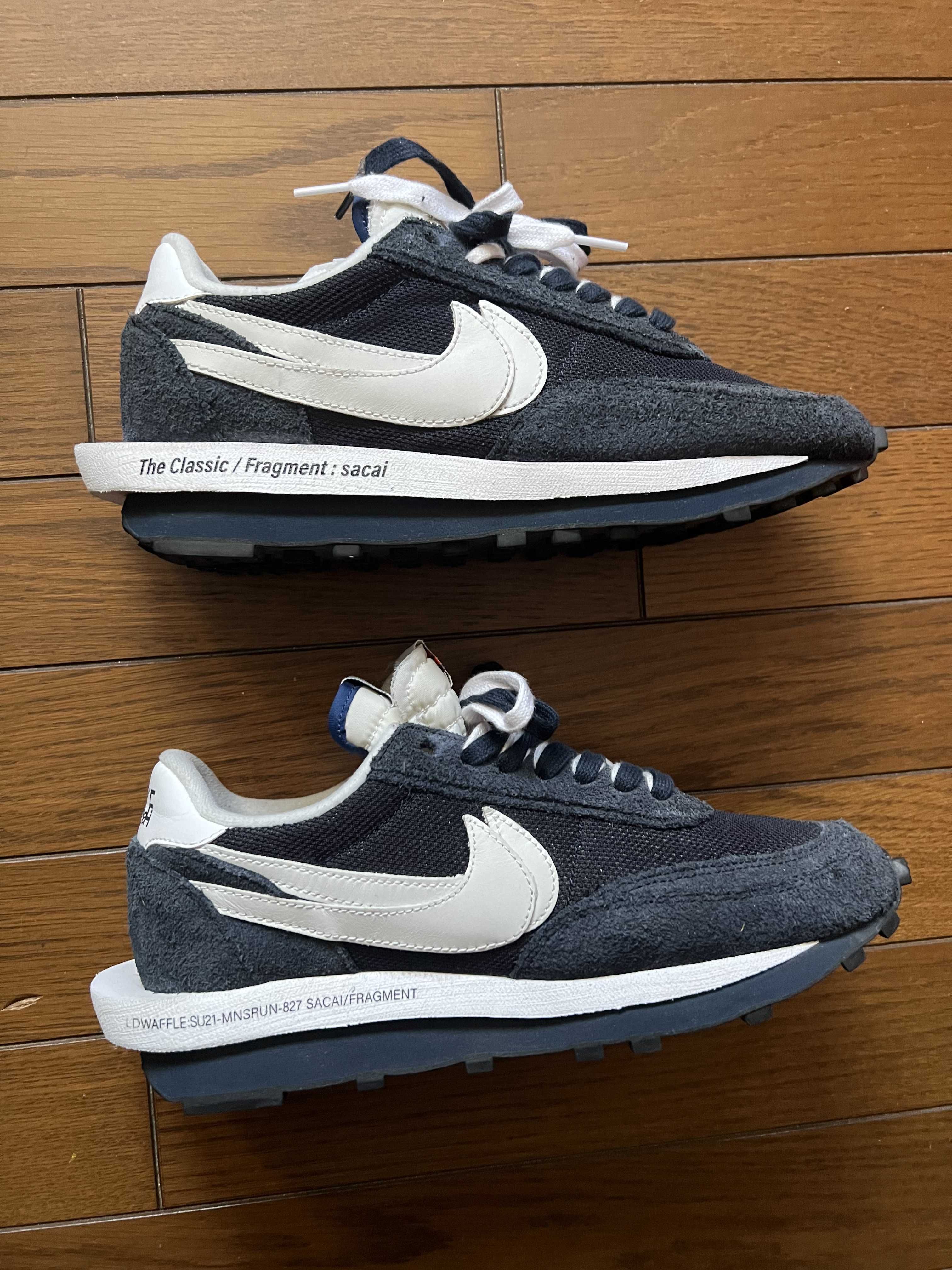 Fragment × sacai × Nike LD Waffle "Blackended Blue"