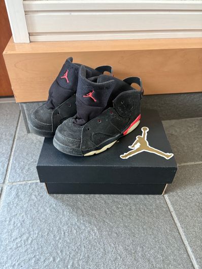 Nike TD Air Jordan 6 Retro "Black Infrared" (2019)