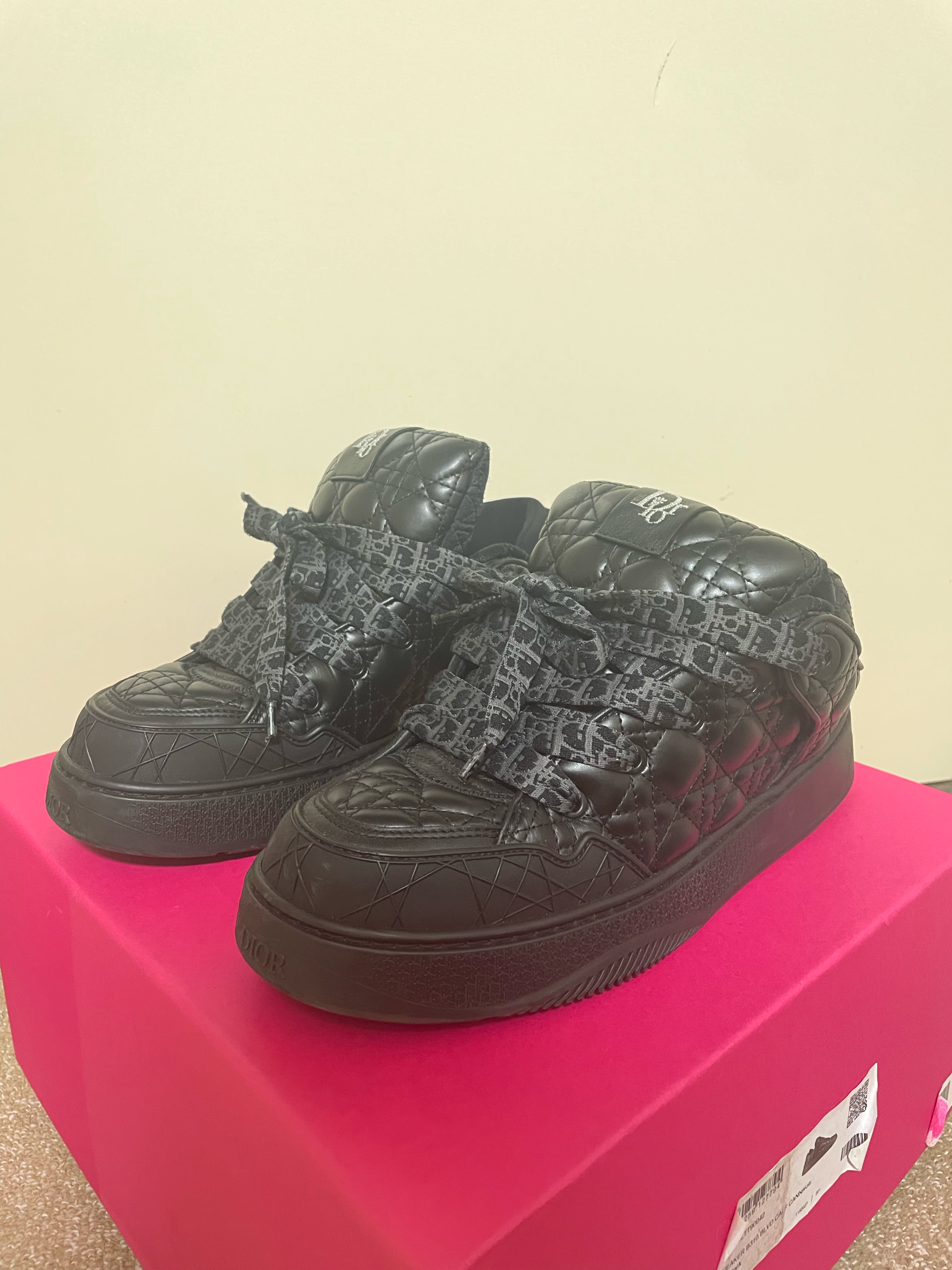 ERL × Dior B9S Skater Sneaker "Fuchsia Kumo"
