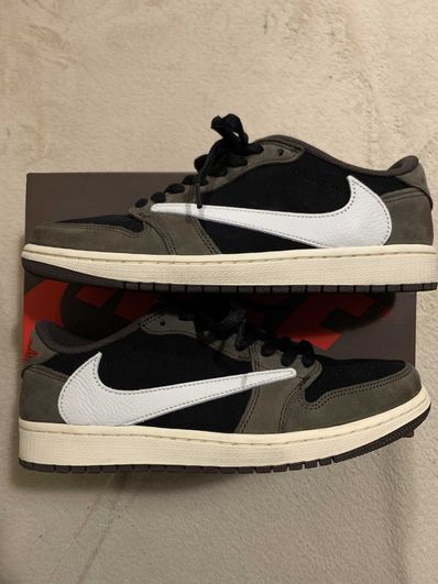 Travis Scott × Nike Air Jordan 1 Low OG SP-T "Black/Dark Mocha"