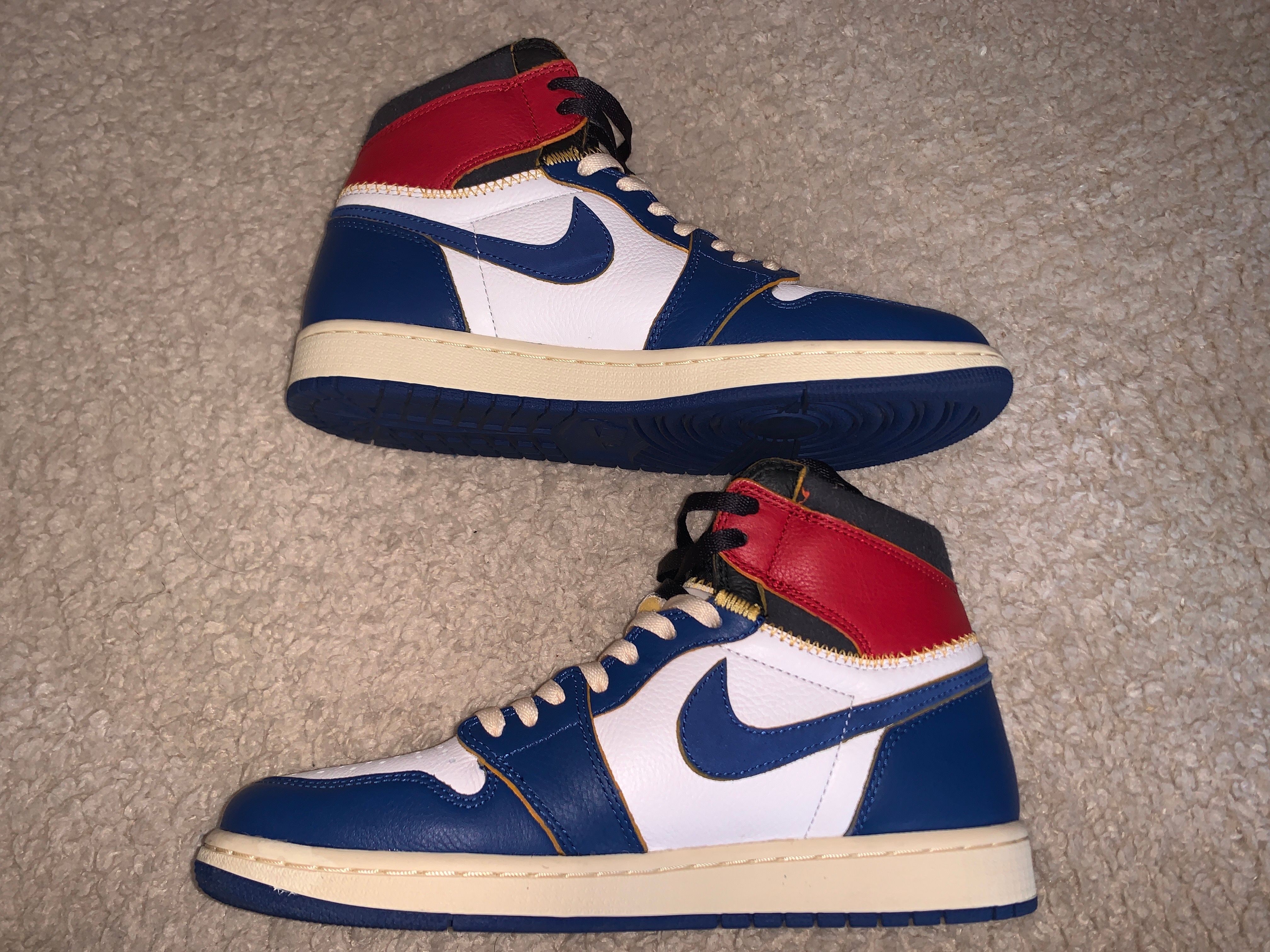Union × Nike Air Jordan 1 Retro High OG NRG "Storm Blue/Varsity Red"