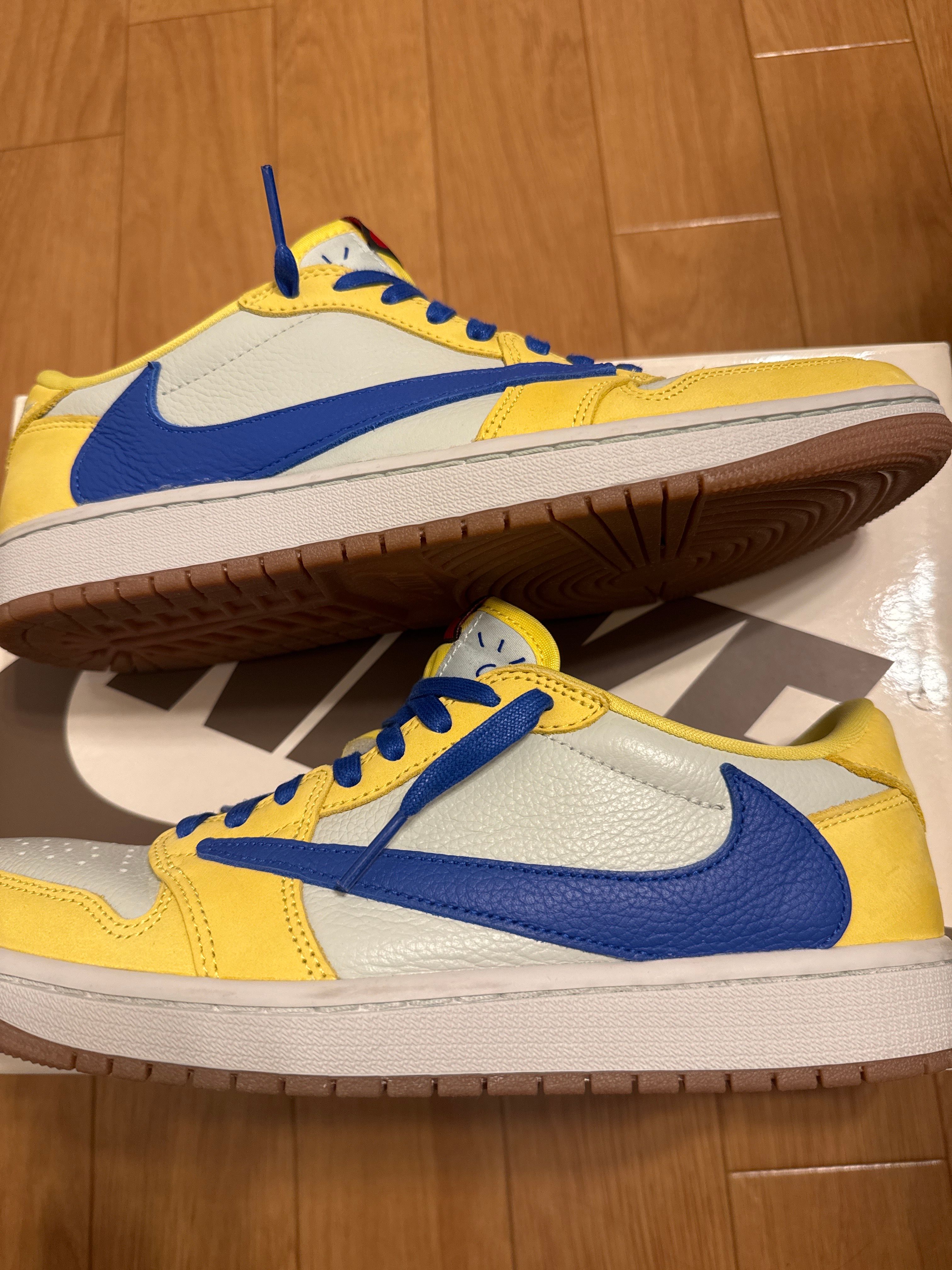 Travis Scott × Nike Women's Air Jordan 1 Retro Low OG "Canary"