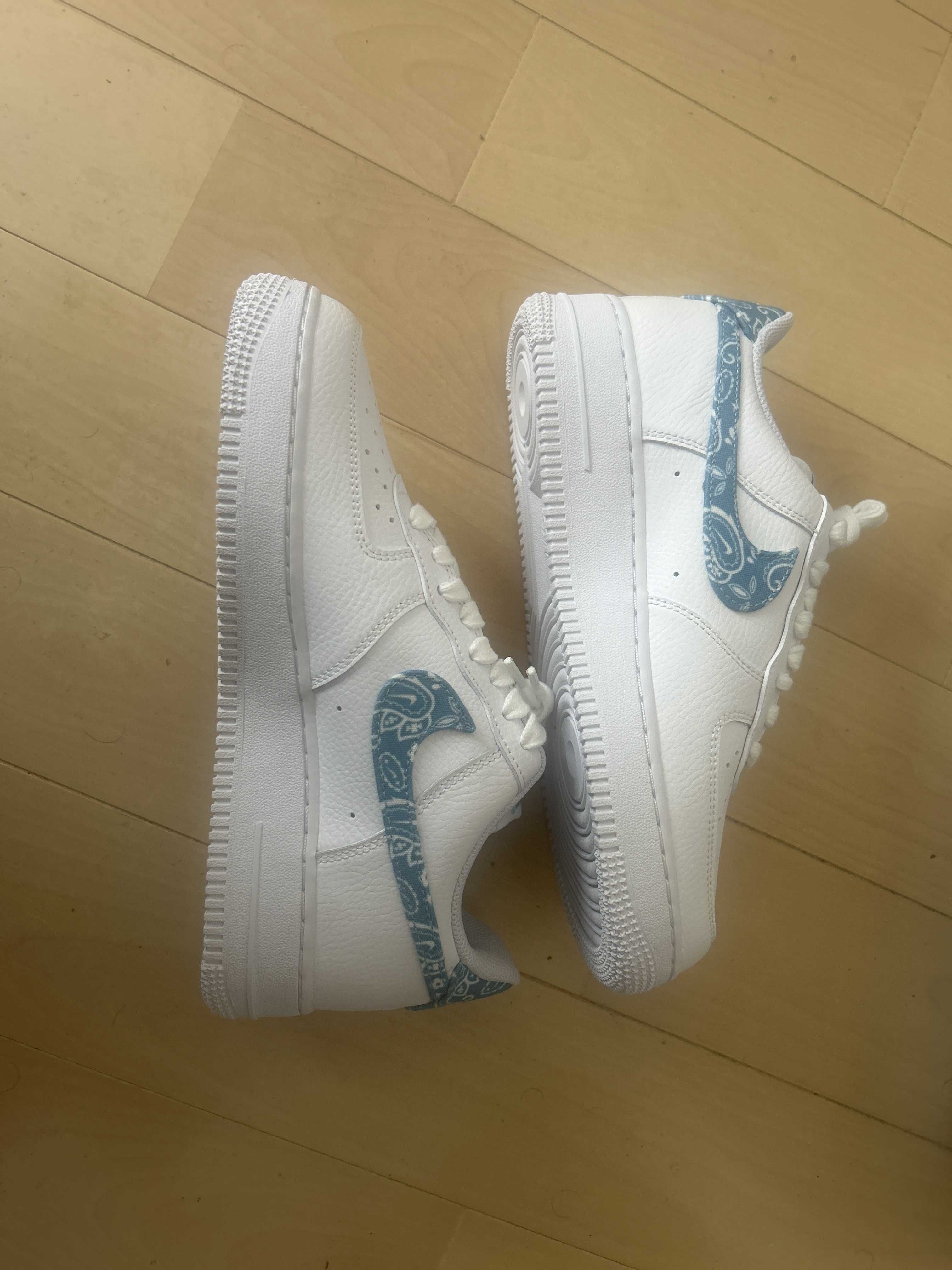Nike Women's Air Force 1 Low '07 Essential "Blue Paisley"
