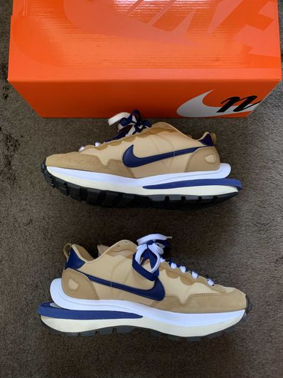 Sacai × Nike Vapor Waffle "Sesame And Blue Void"