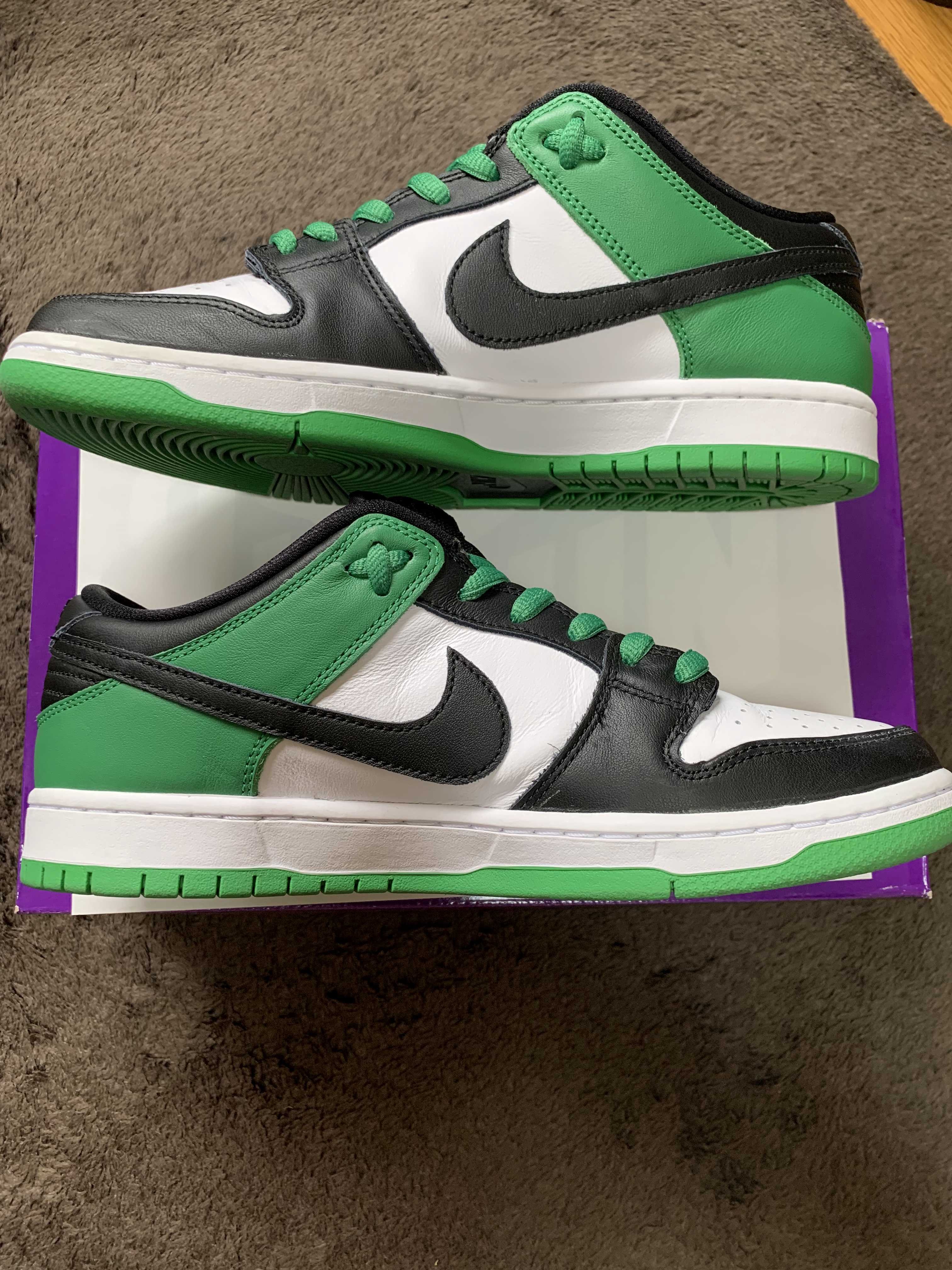 Nike SB Dunk Low Pro "Black and Classic Green"