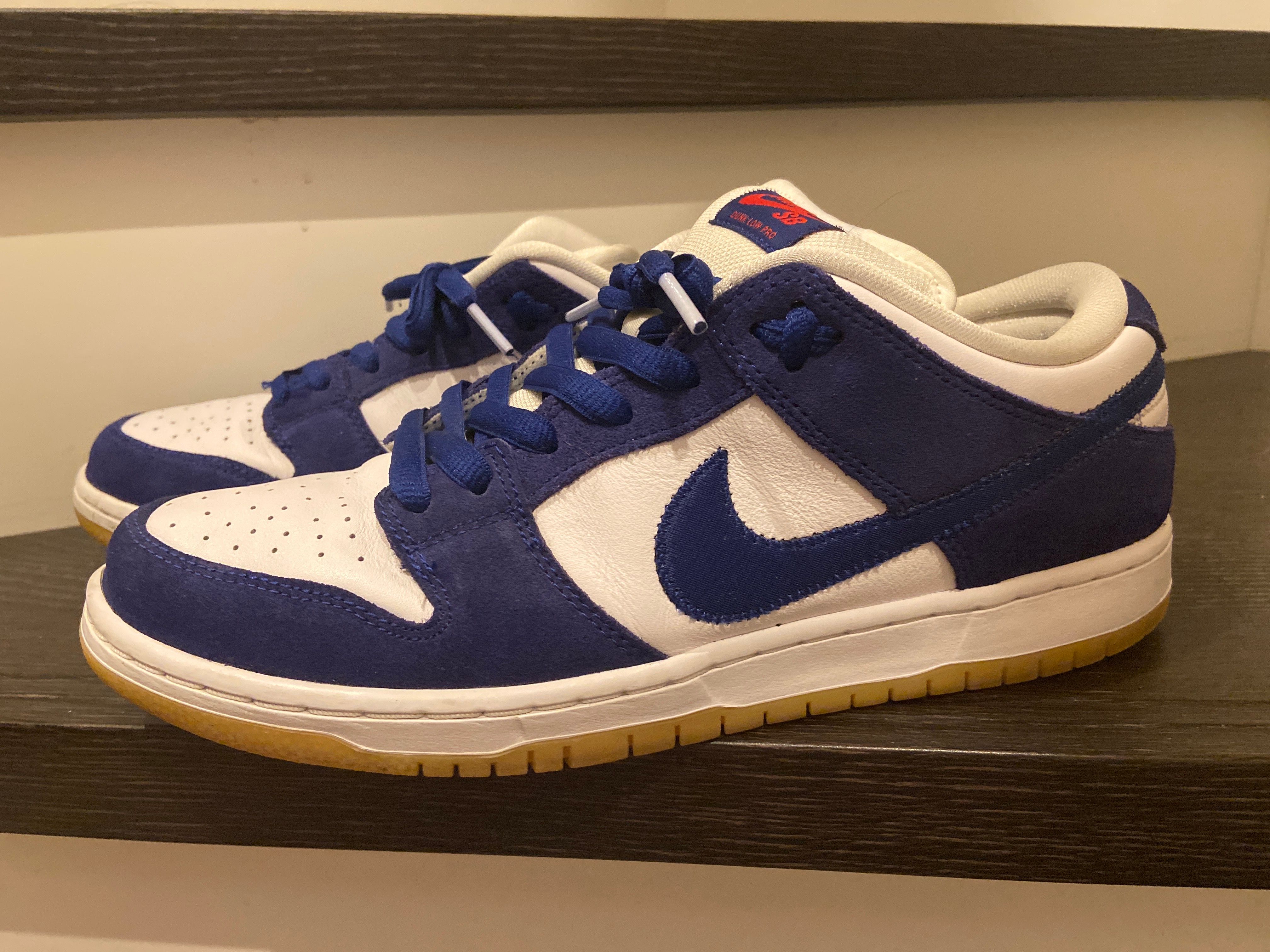 Nike SB Dunk Low "Los Angeles Dodgers/Deep Royal Blue"