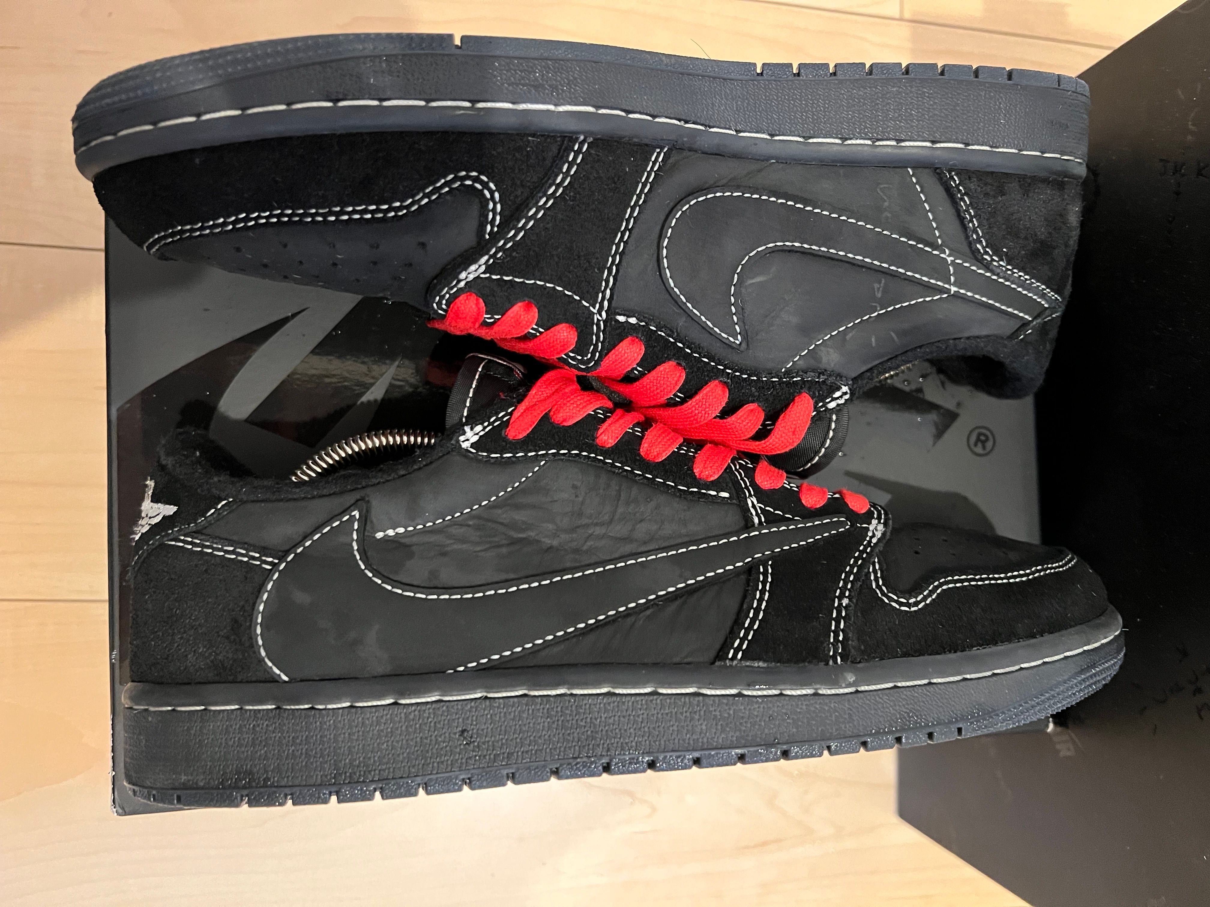 Travis Scott × Nike Air Jordan 1 Low OG SP "Black Phantom"
