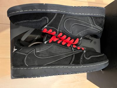 Travis Scott × Nike Air Jordan 1 Low OG SP "Black Phantom"