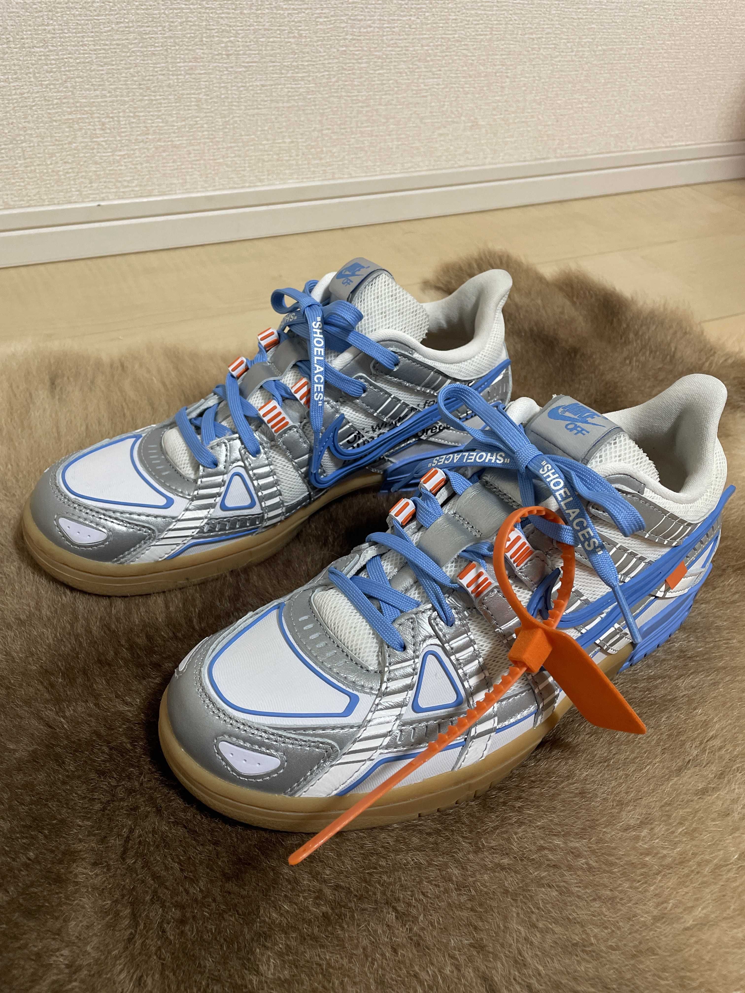 Off-White × Nike Air Rubber Dunk "White/University Blue"