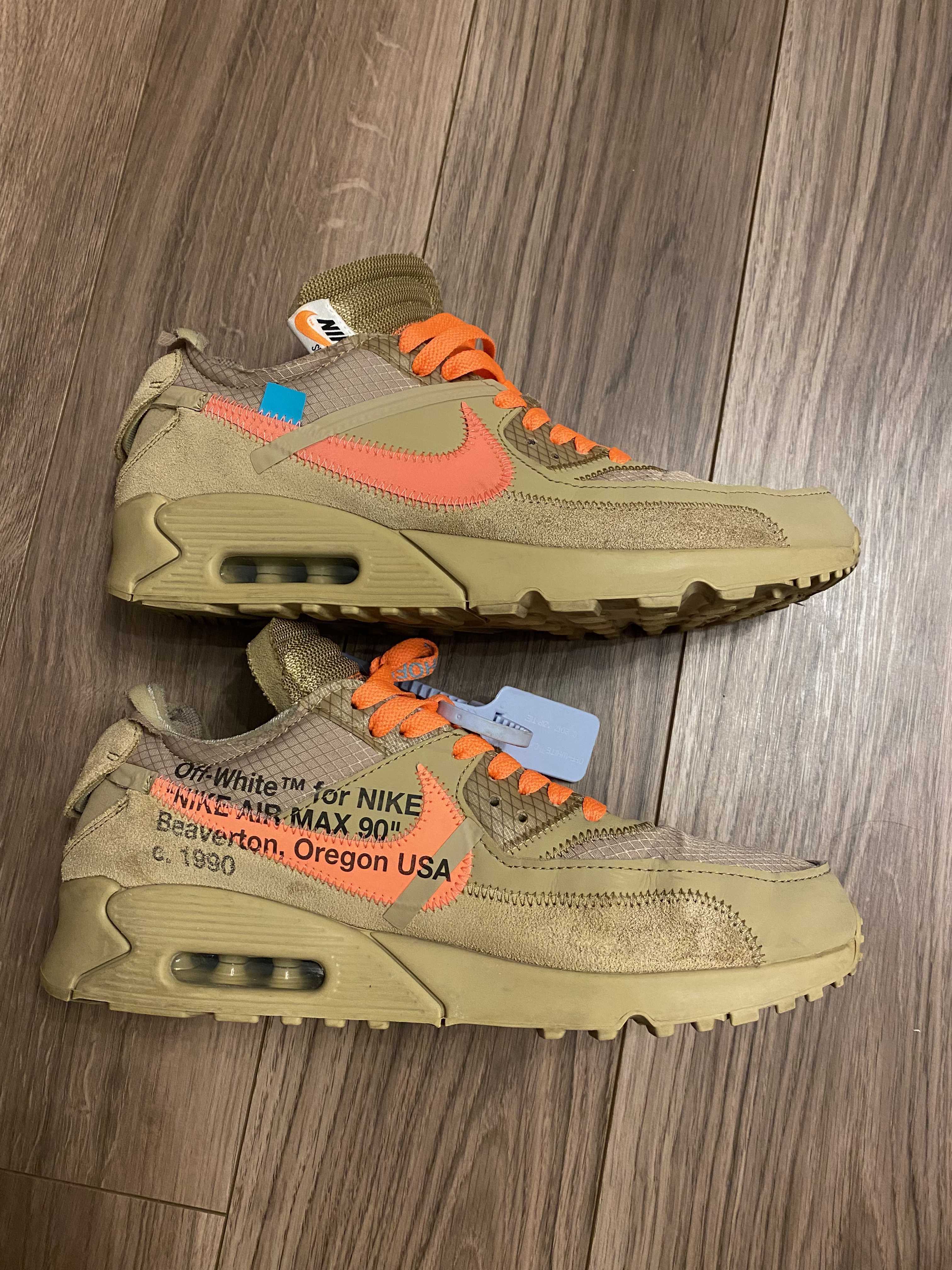 Off-White × Nike Air Max 90 "Desert Ore"