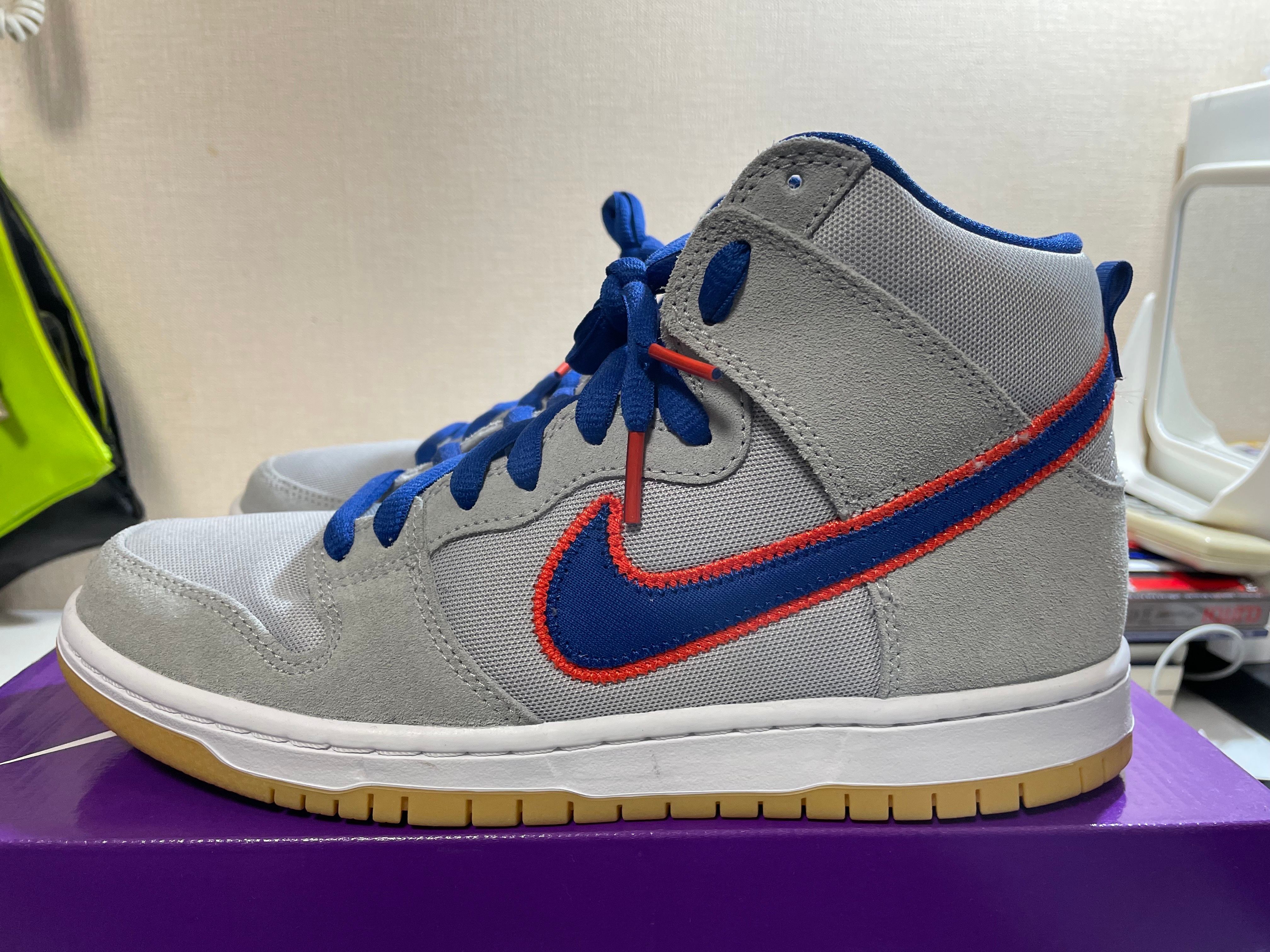Nike SB Dunk High "Rush Blue and Team Orange/New York Mets"
