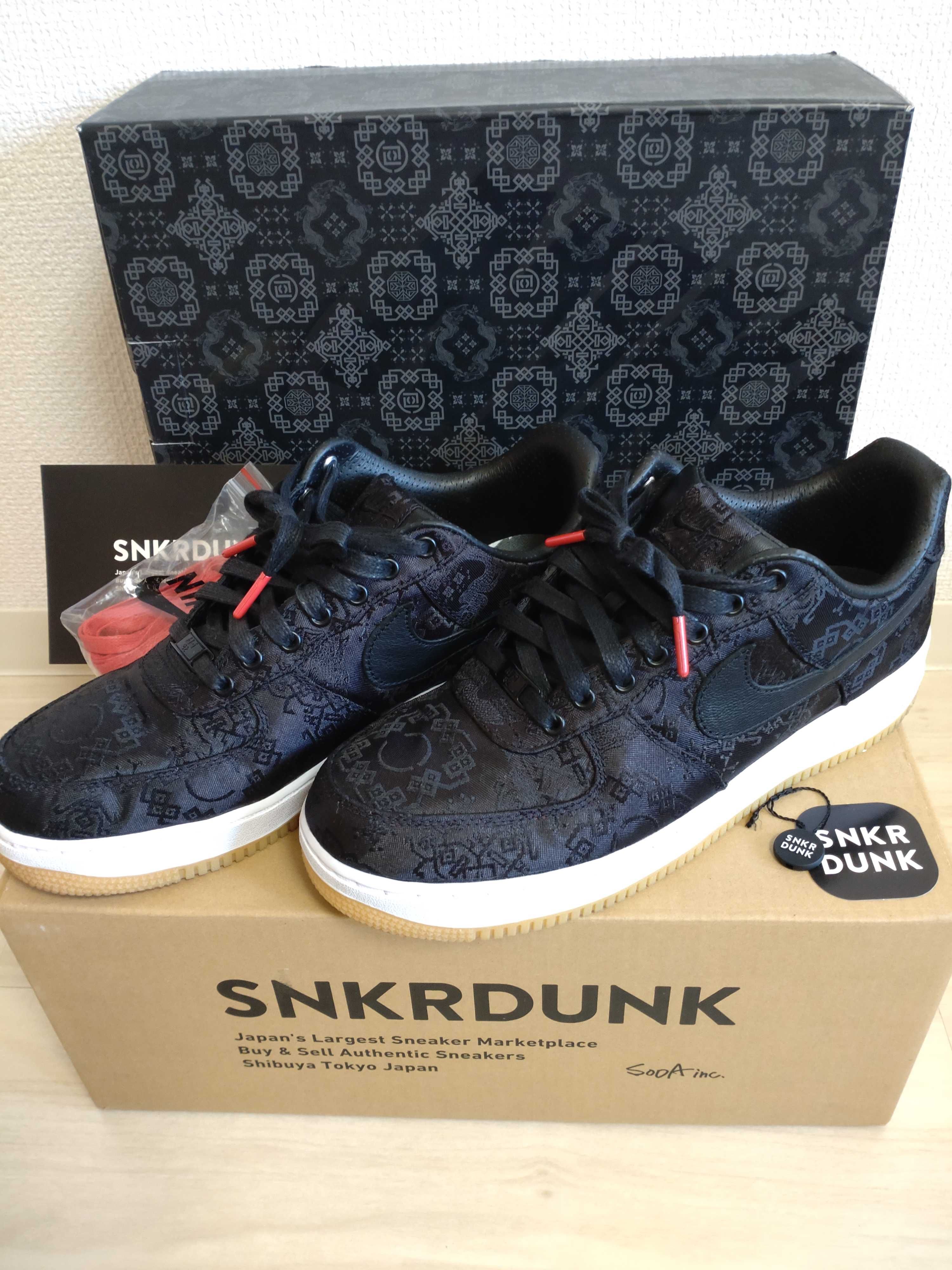 Fragment × CLOT × Nike Air Force 1 Low "Black"