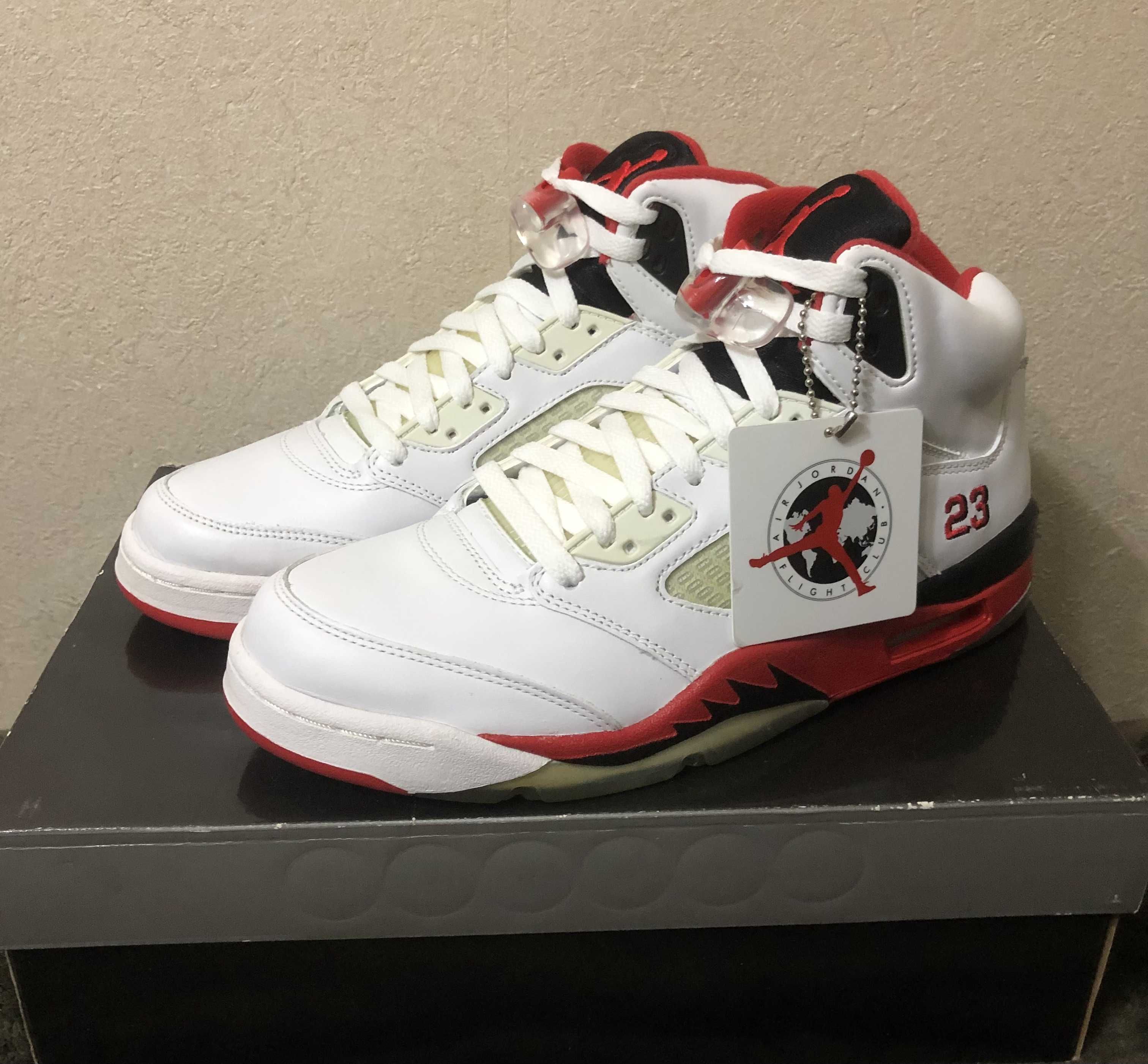 Nike Air Jordan 5 Retro "Fire Red/Black Tongue" (2006)