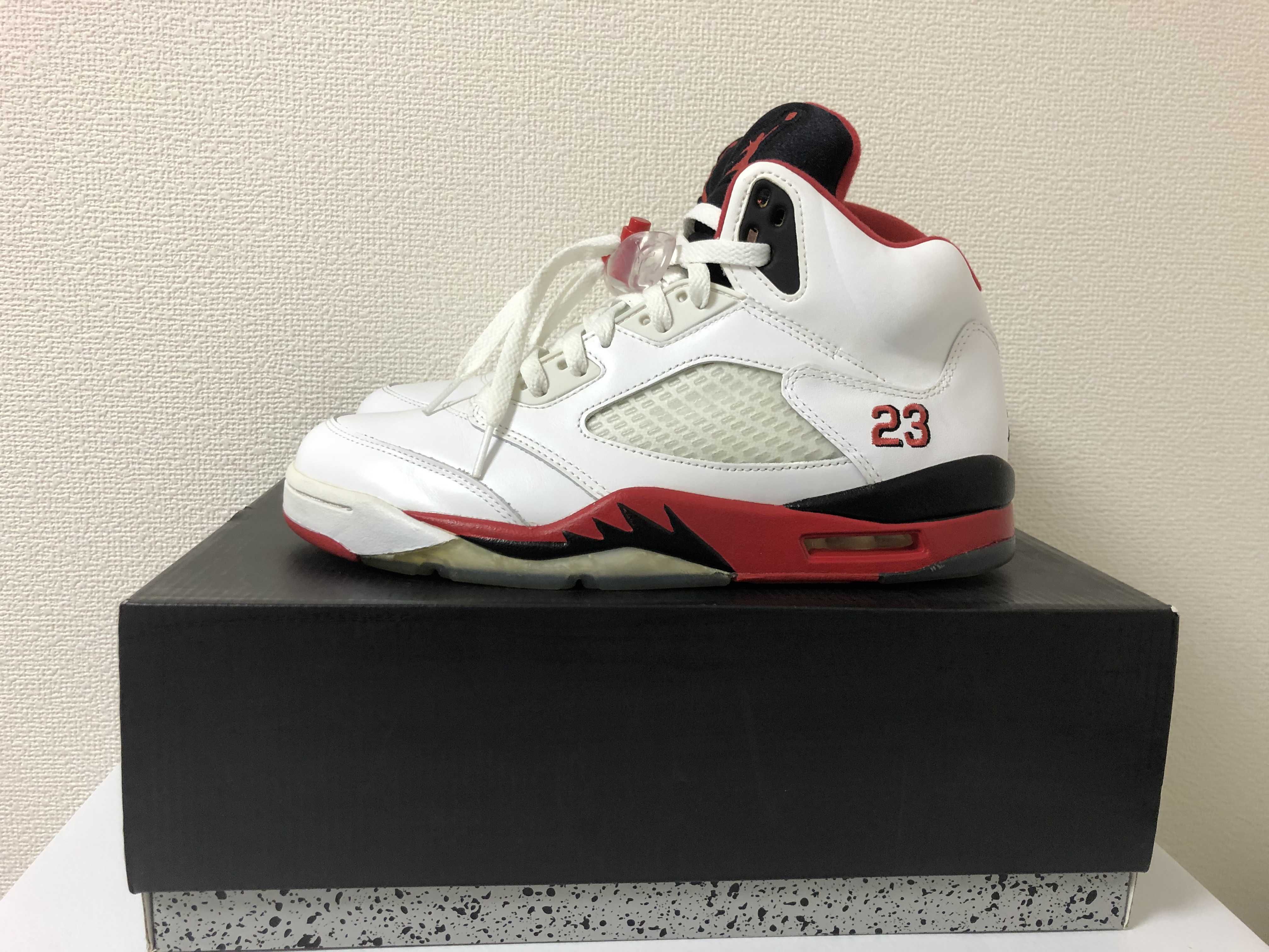 Nike Air Jordan 5 Retro "Fire Red/Black Tongue" (2013)