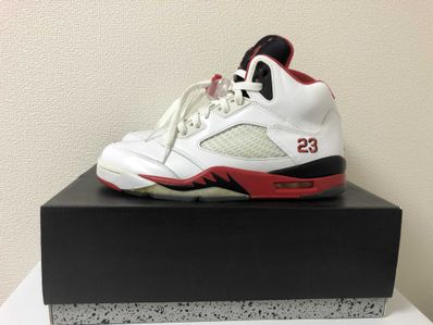 Nike Air Jordan 5 Retro "Fire Red/Black Tongue" (2013)