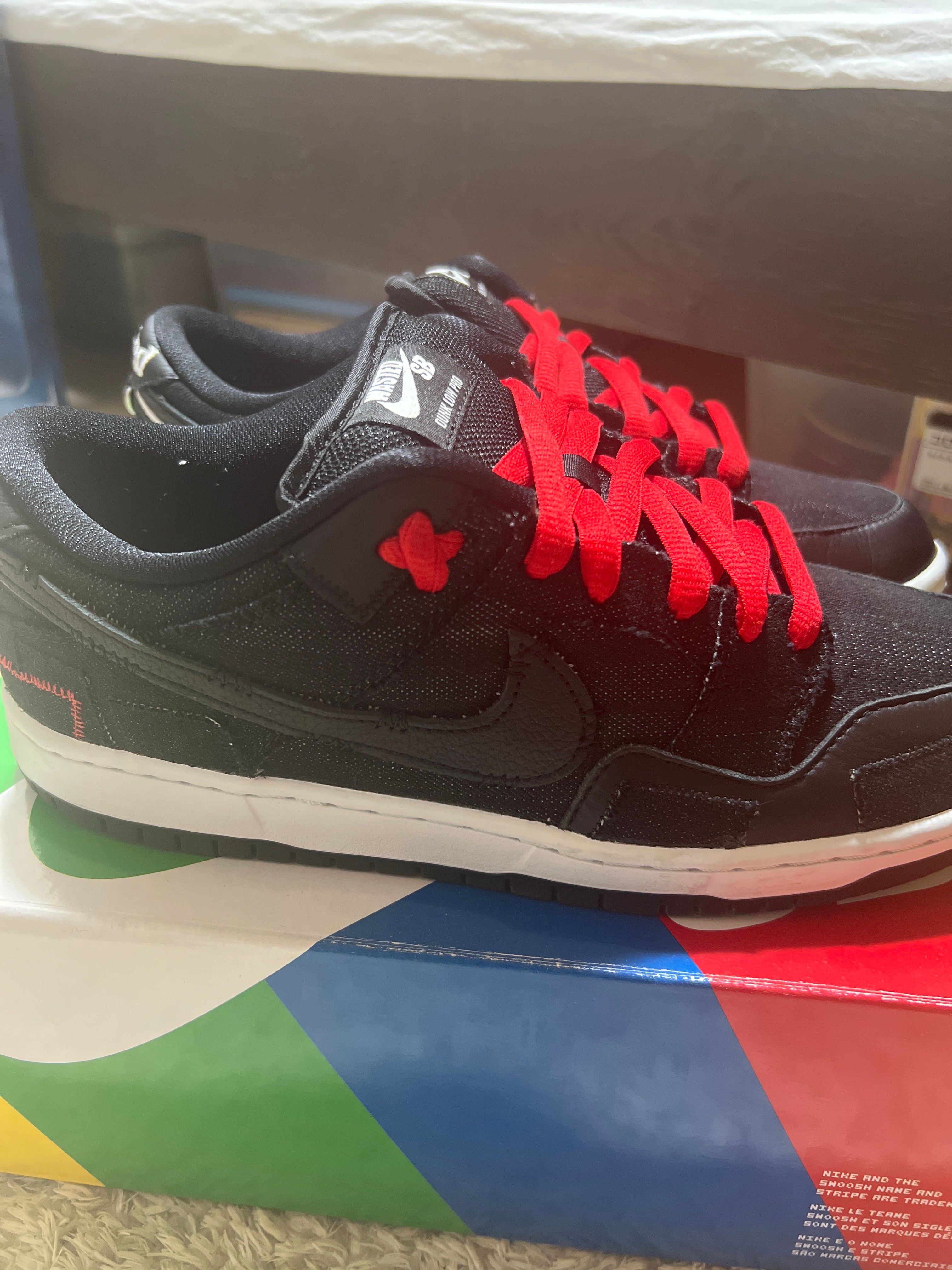 Wasted Youth × Nike SB Dunk Low "Black Denim" / VERDY