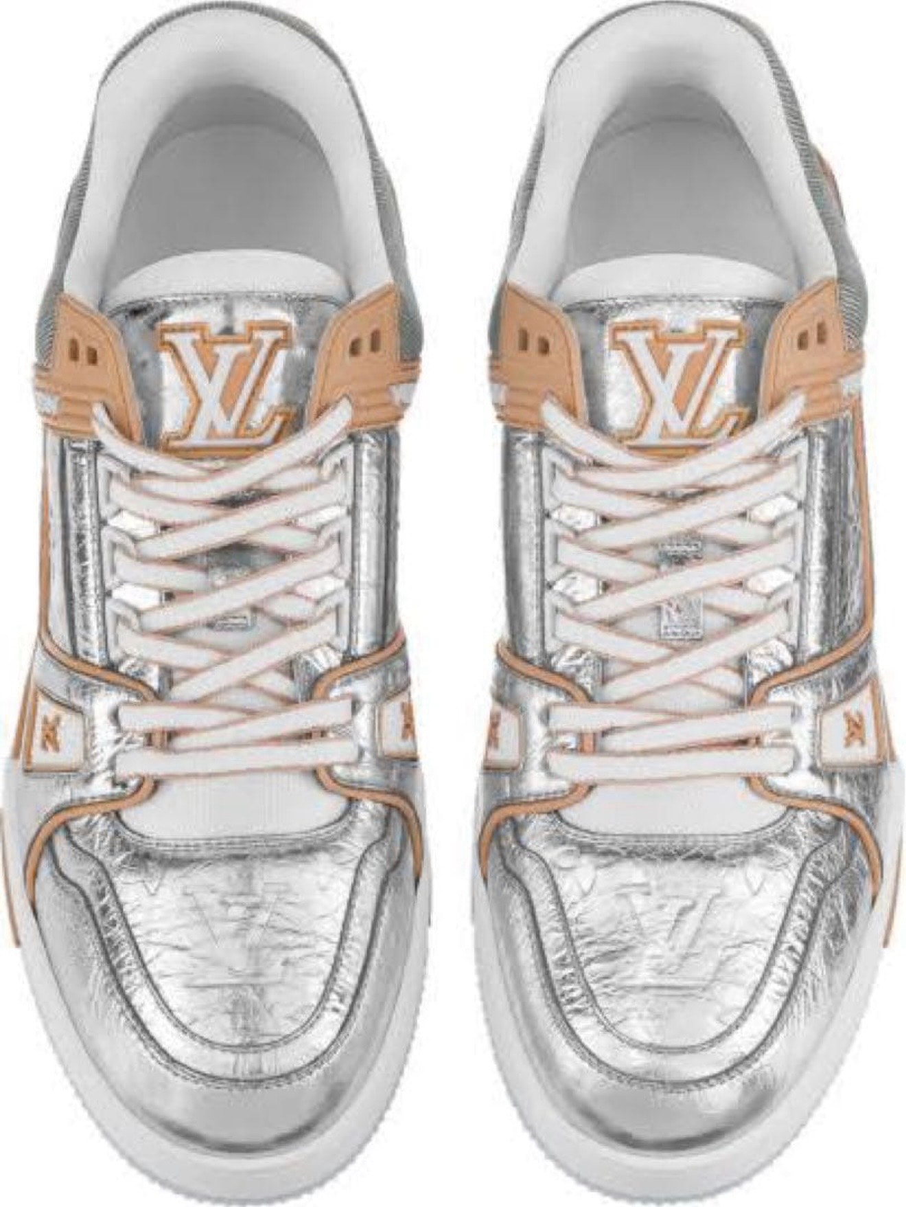 Louis Vuitton Trainer "Metallic Beige"