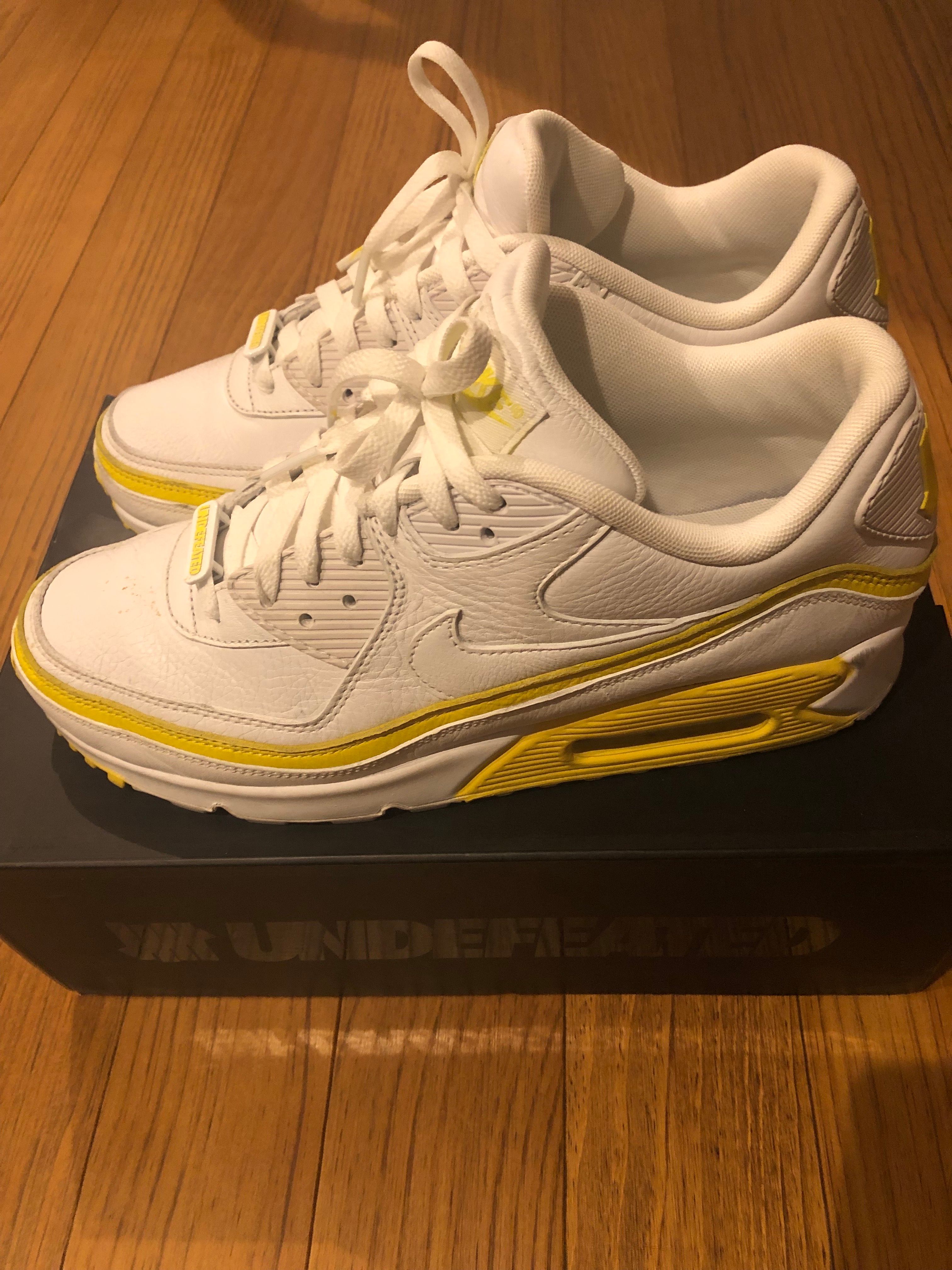 UNDEFEATED × Nike Air Max 90 "White Optic Yellow"