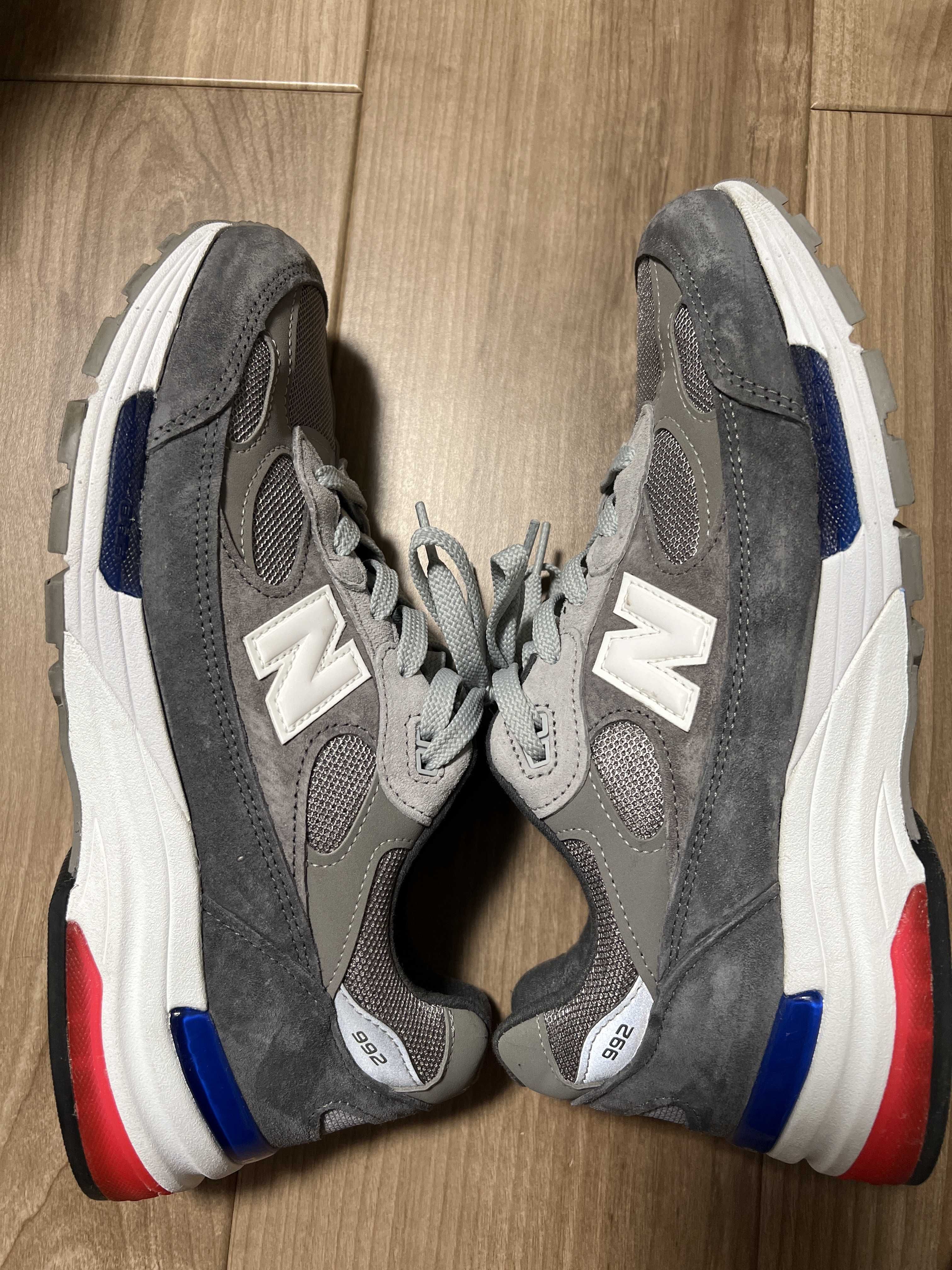 New Balance 992 "GRAY/BLUE/RED"