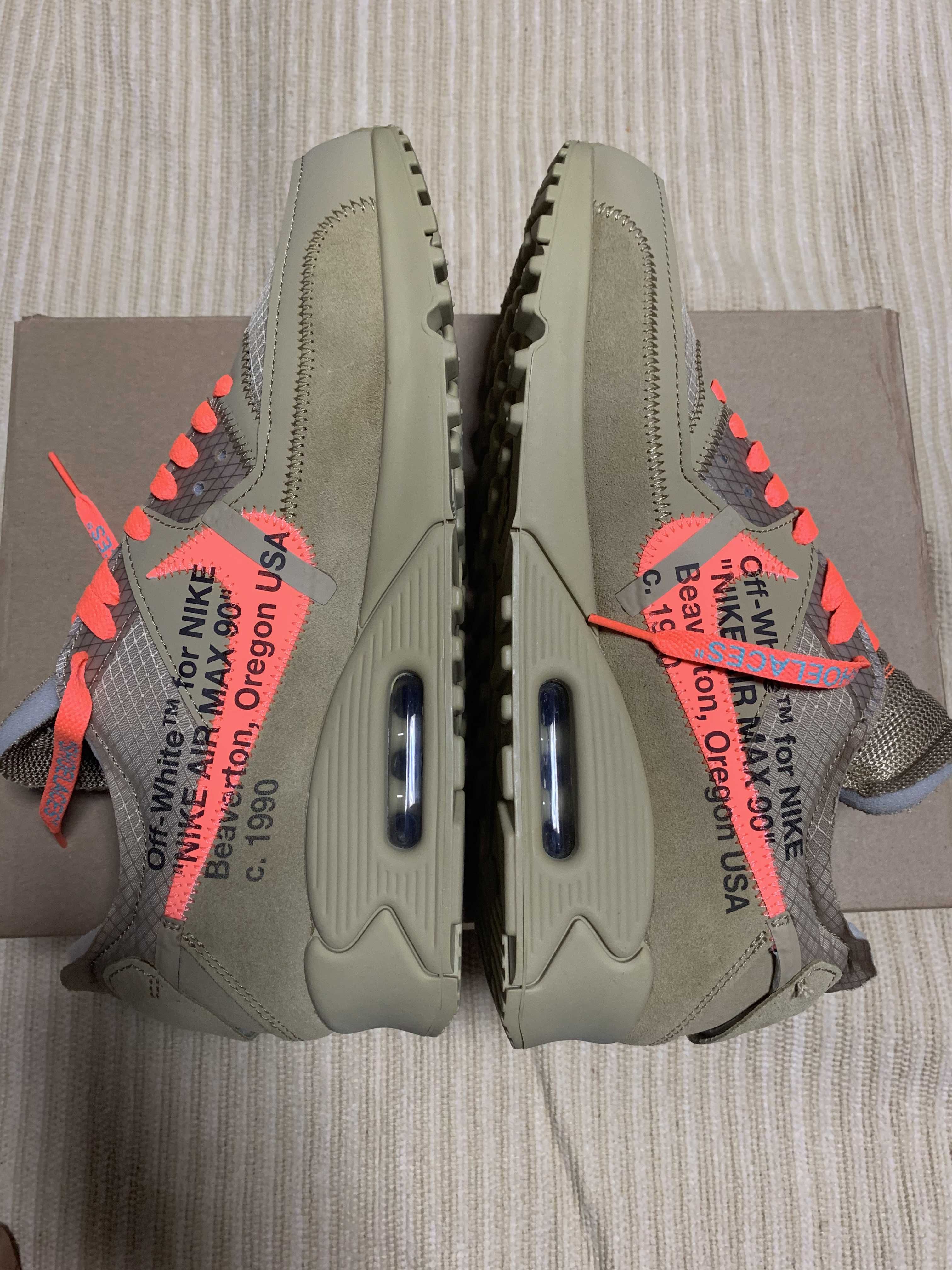 Off-White × Nike Air Max 90 "Desert Ore"