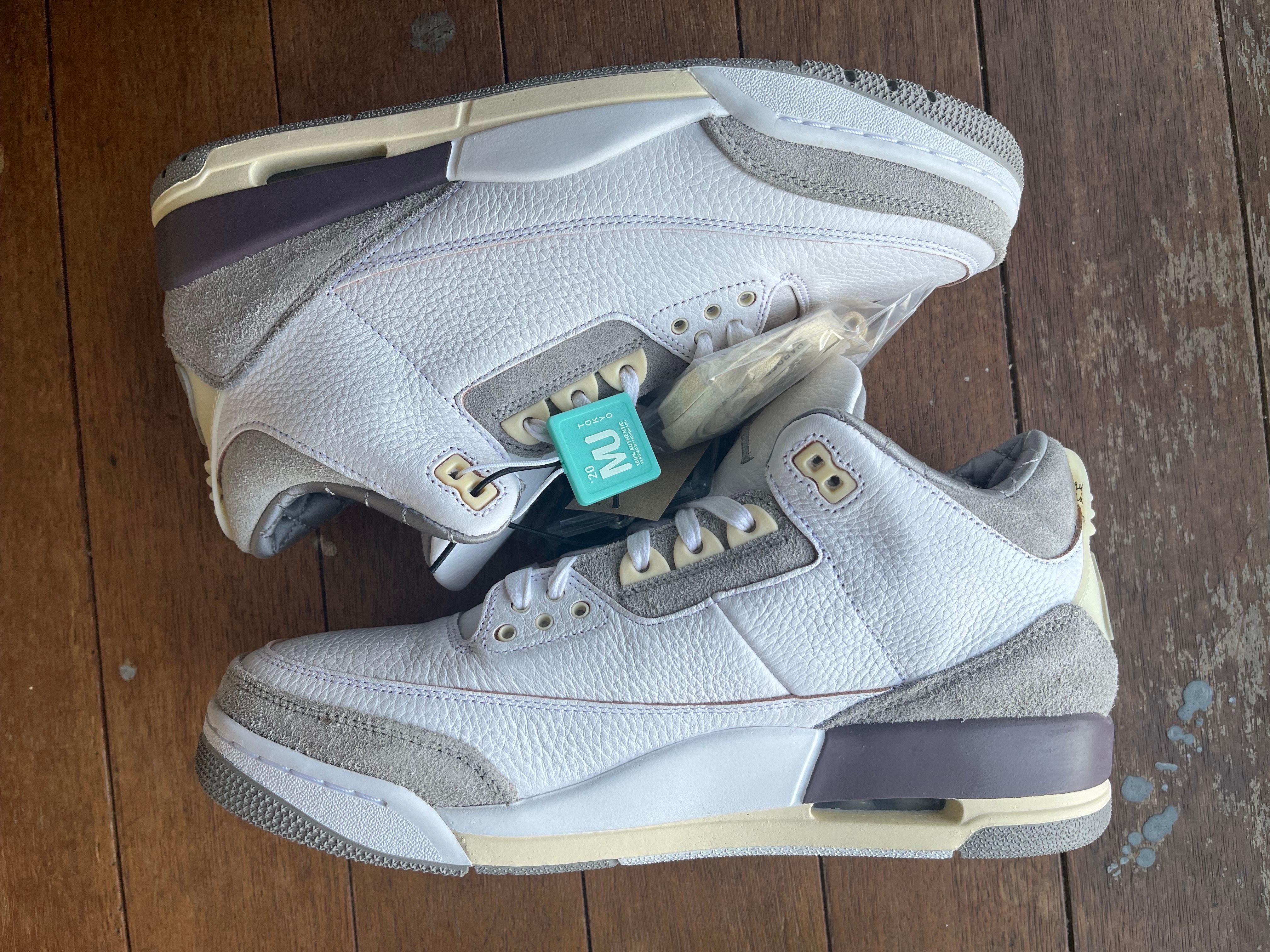 A Ma Maniere × Nike Women's Air Jordan 3 Retro SP "White/Medium Grey Violet Ore"