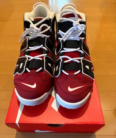 Nike Air More Uptempo ’96 "Black and Varsity Red" (2021)