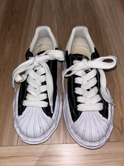 Maison MIHARA YASUHIRO BLAKEY OG Sole Canvas Low-top Sneaker "Black"