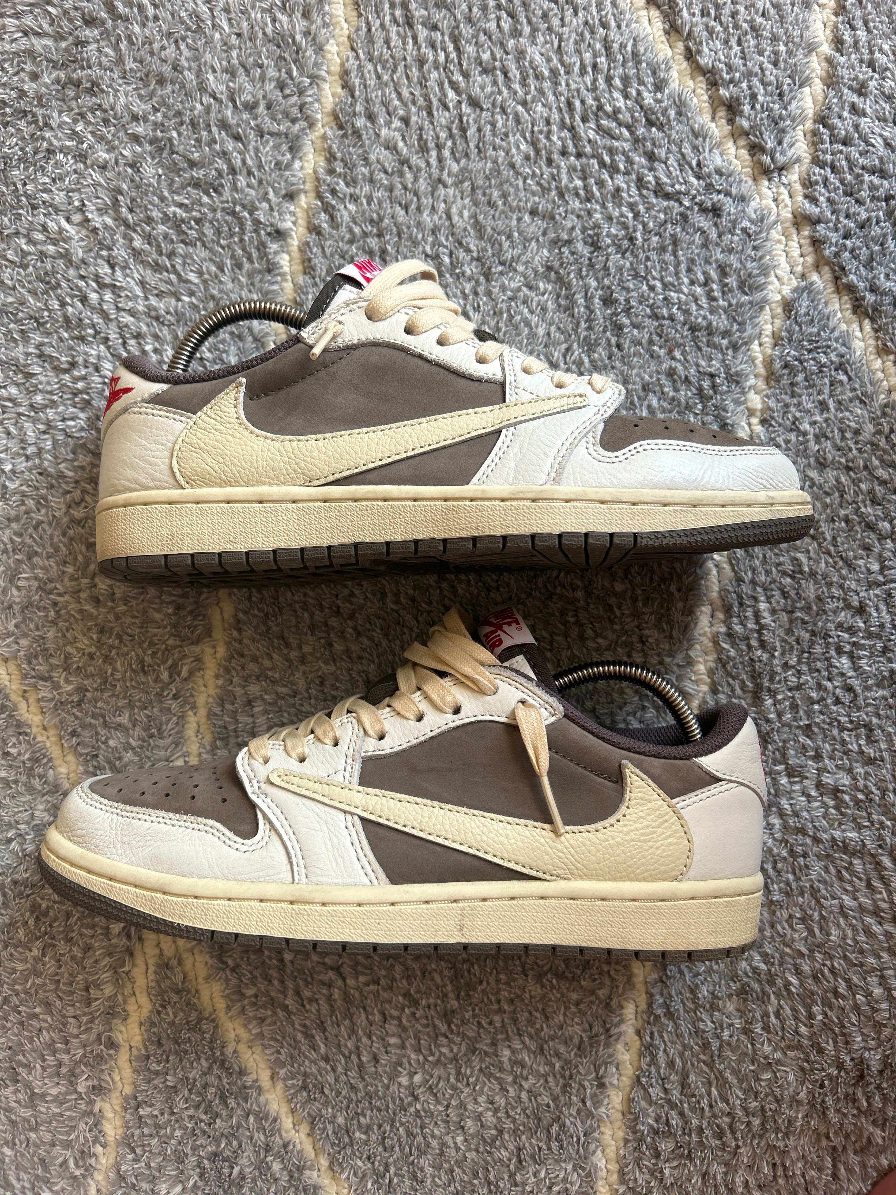 Travis Scott × Nike Air Jordan 1 Low OG SP "Reverse Mocha/Sail and Ridgerock"