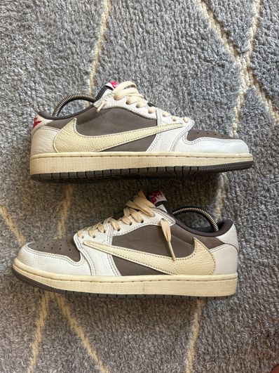 Travis Scott × Nike Air Jordan 1 Low OG SP "Reverse Mocha/Sail and Ridgerock"