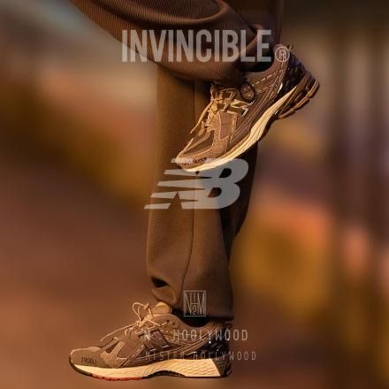N.HOOLYWOOD TEST Product Exchange Service × INVINCIBLE × New Balance 1906U "Grey/Charcoal/Orange"
