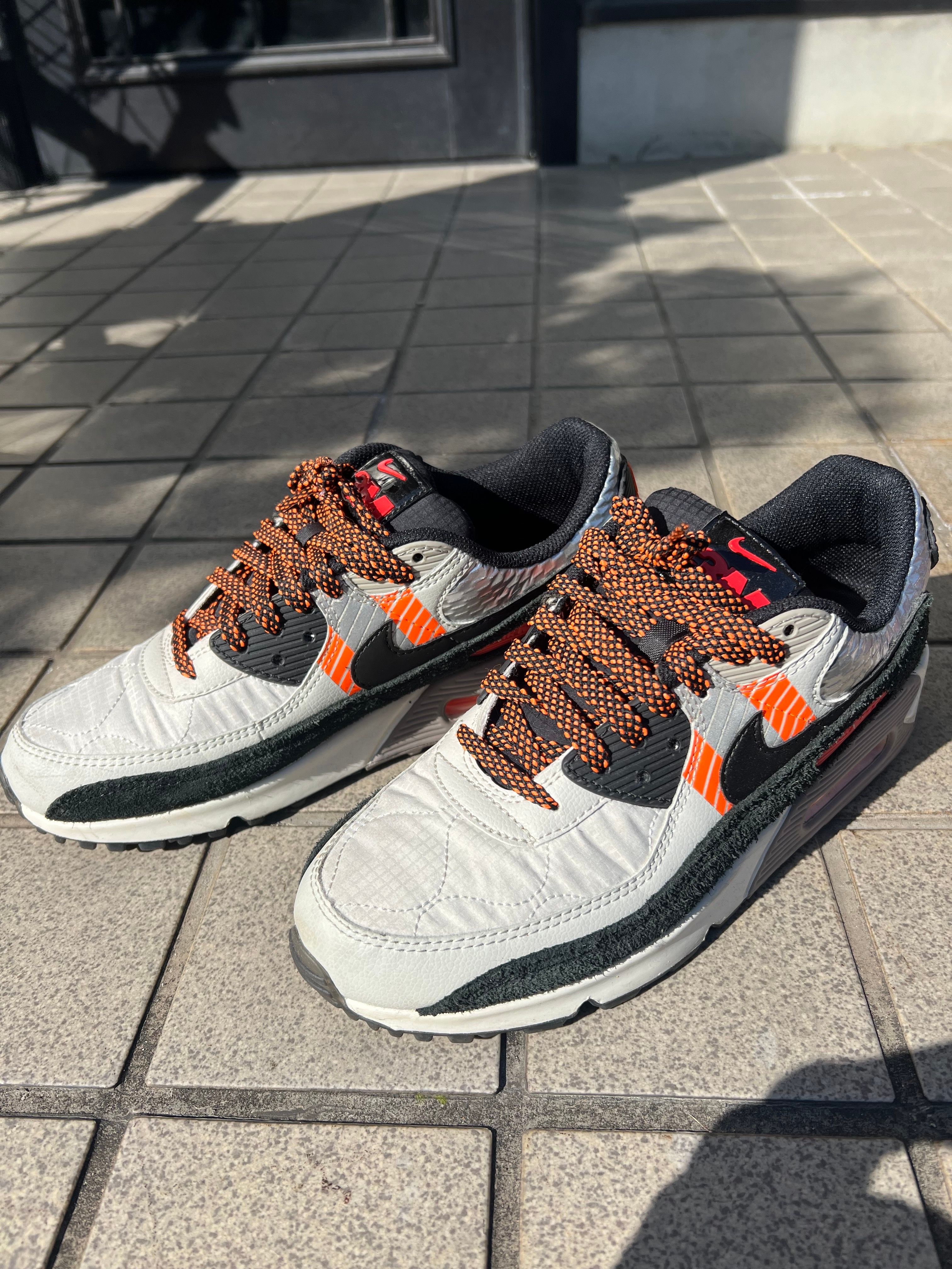 3M × Nike Air Max 90 "Light Bone/Black/Total Orange"