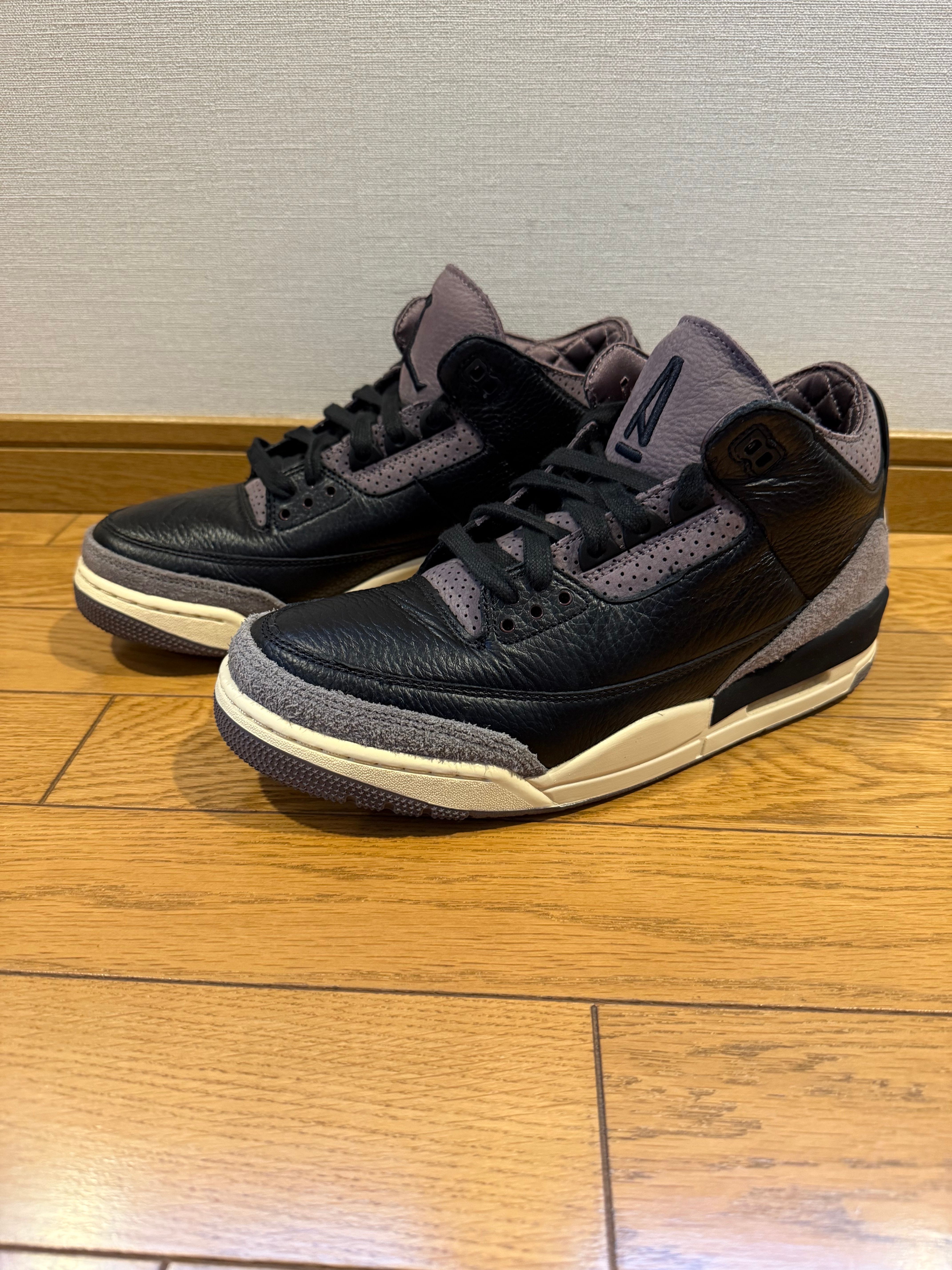 A Ma Maniere × Nike Women's Air Jordan 3 Retro OG SP "Black and Flat Pewter/WYWS"