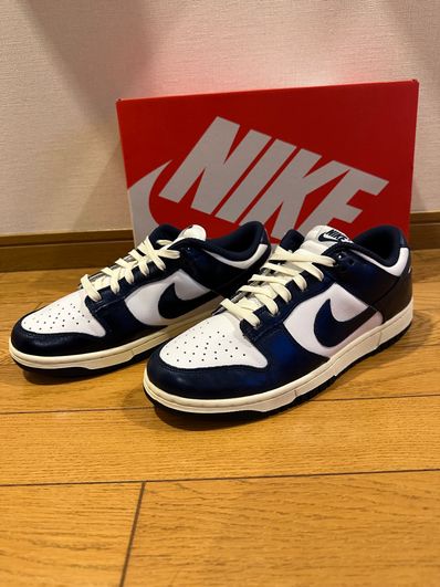 Nike Women's Dunk Low PRM "Midnight Navy and White"