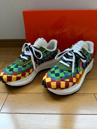 Jean-Paul Gaultier × sacai × Nike Air Woven VaporWaffle "Green Gusto"
