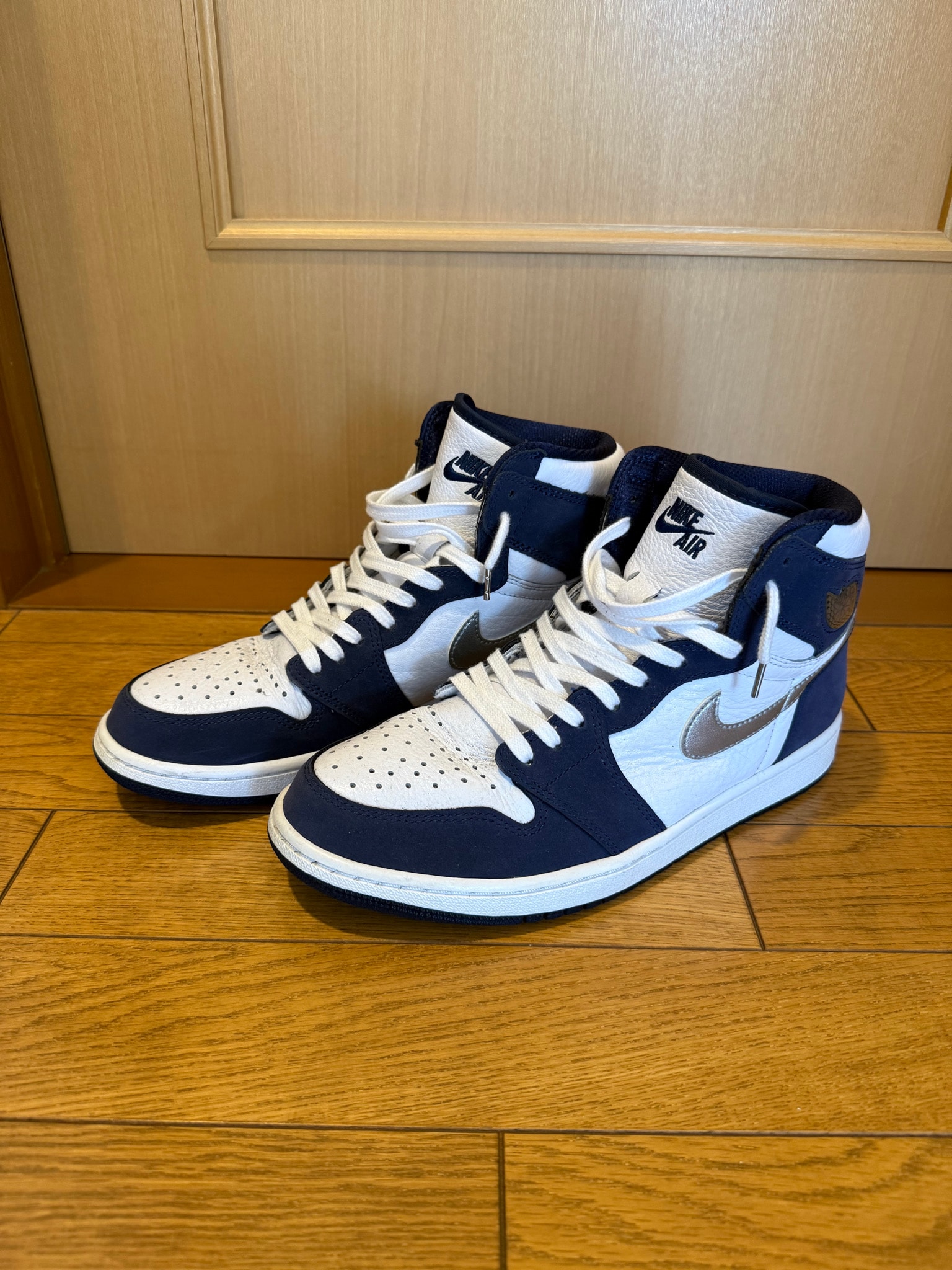 Nike Air Jordan 1 High OG CO.JP "White/Midnight Navy" (2020) (Standard Box)