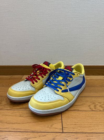 Travis Scott × Nike Women's Air Jordan 1 Retro Low OG "Canary"