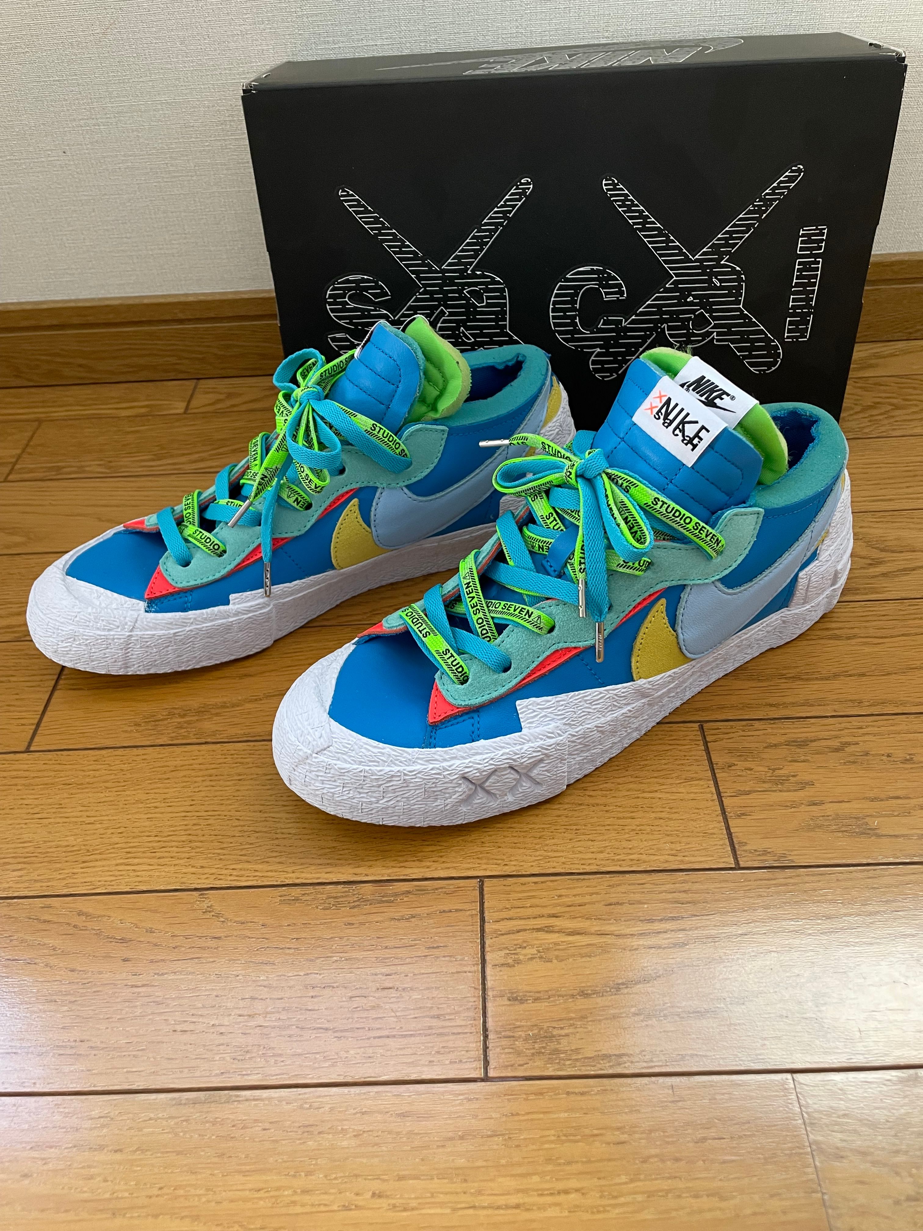 KAWS × sacai × Nike Blazer Low "Neptune Blue"